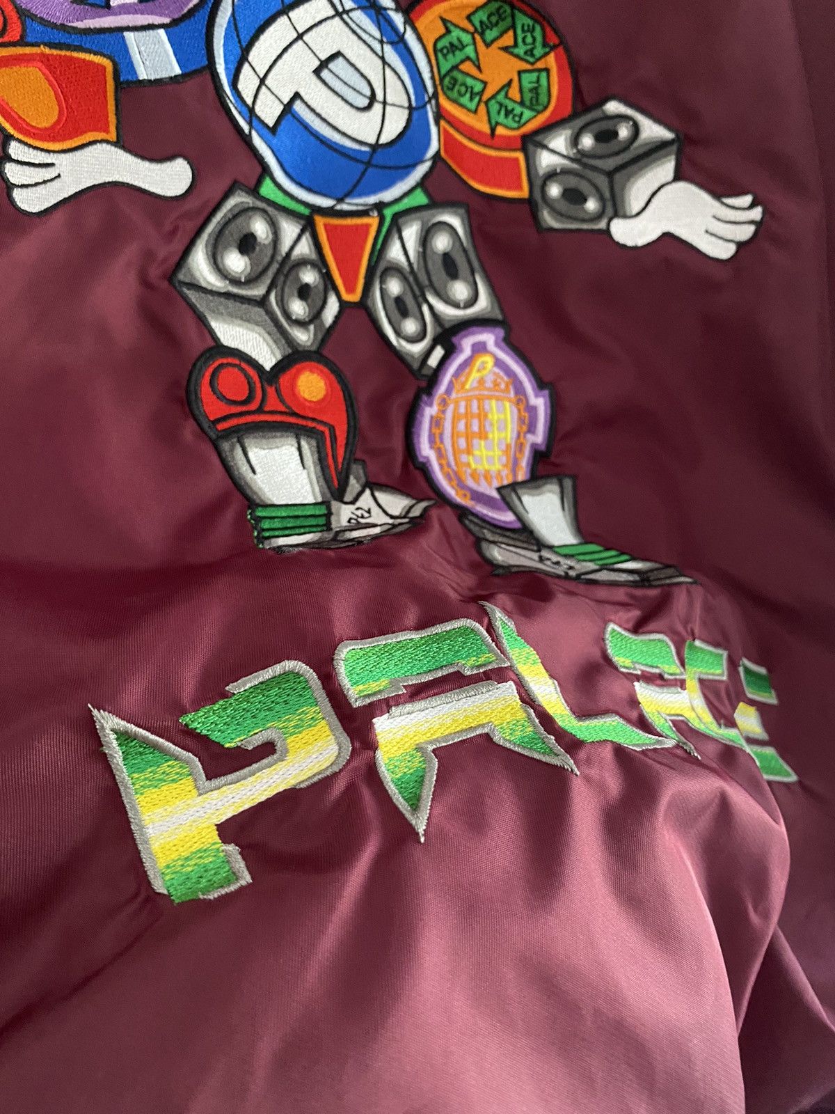 Palace x PEZ “Pezman” MA-1 Bomber – FW21 - Burgundy