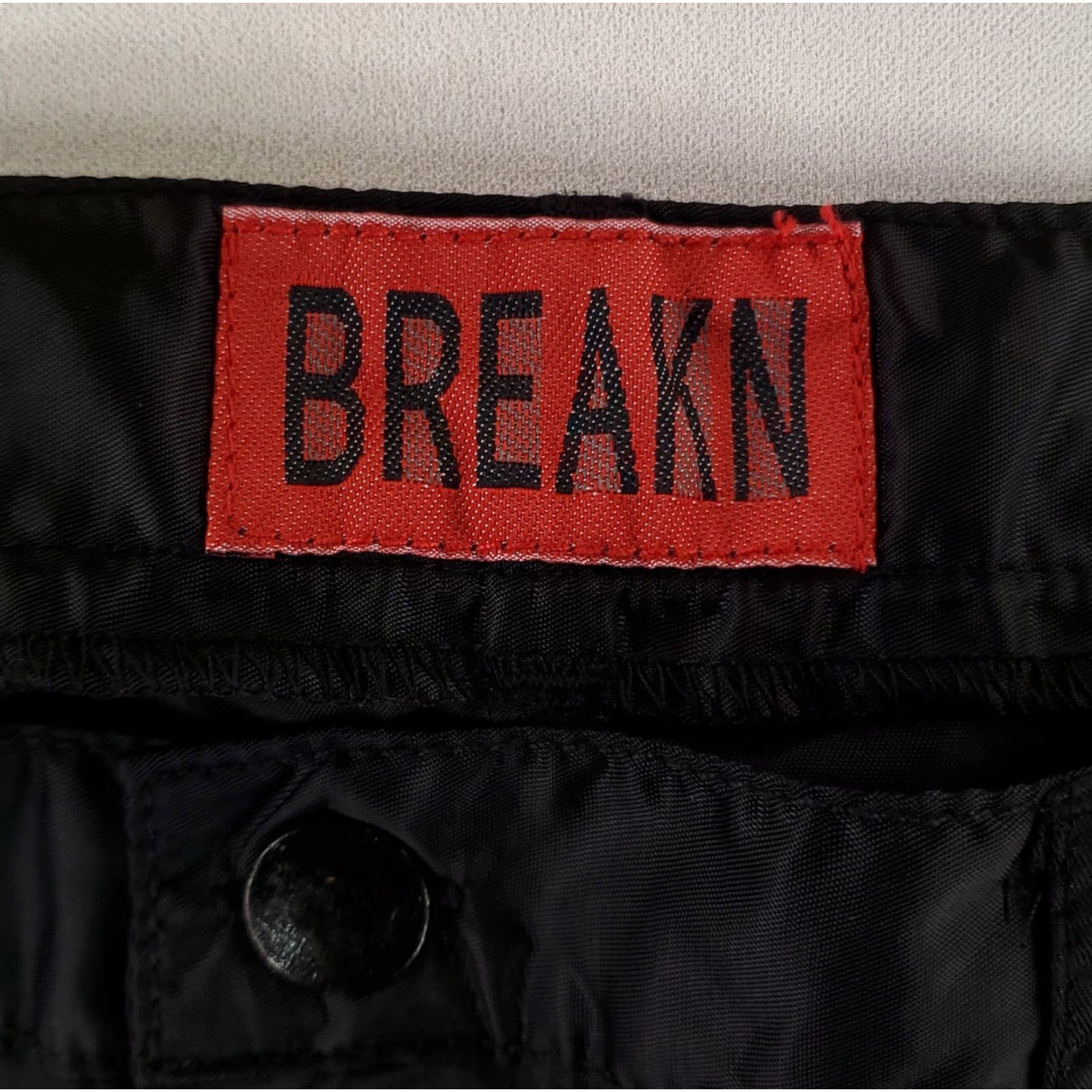 DANCER VINTAGE Breakn Break Dance Pants Nylon Black Mens 34 Long 34x33 Actual Size US 34 / EU 50 - 5 Thumbnail