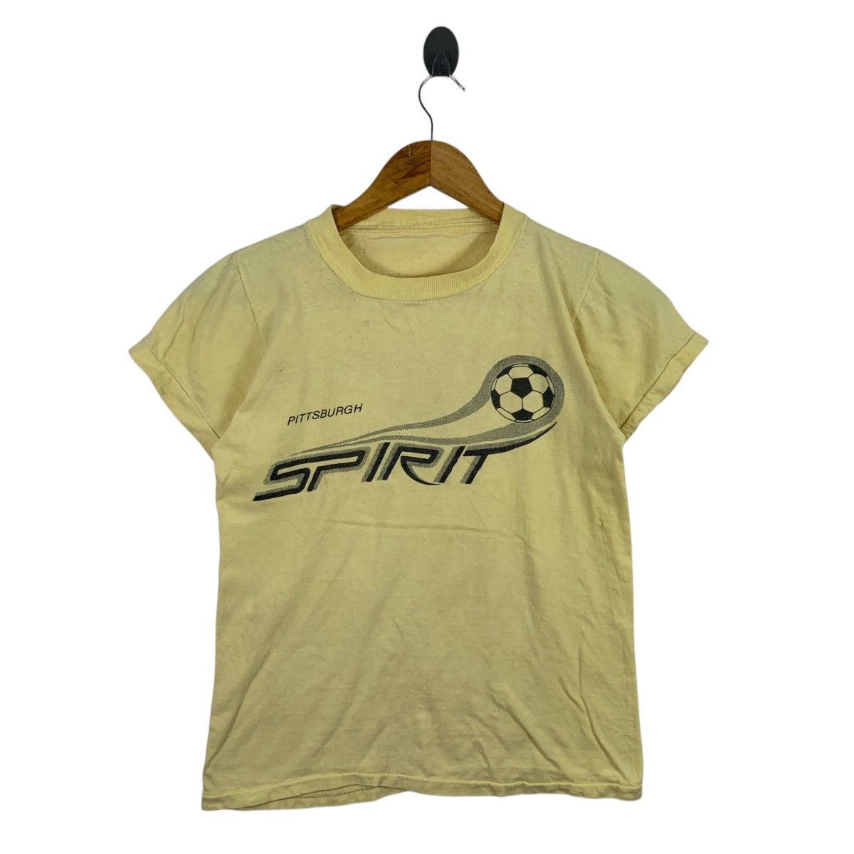 Vintage Vintage 70s PITTSBURGH Spirit Burger King Promo Yellow Shirt Size US XS / EU 42 / 0 - 1 Thumbnail