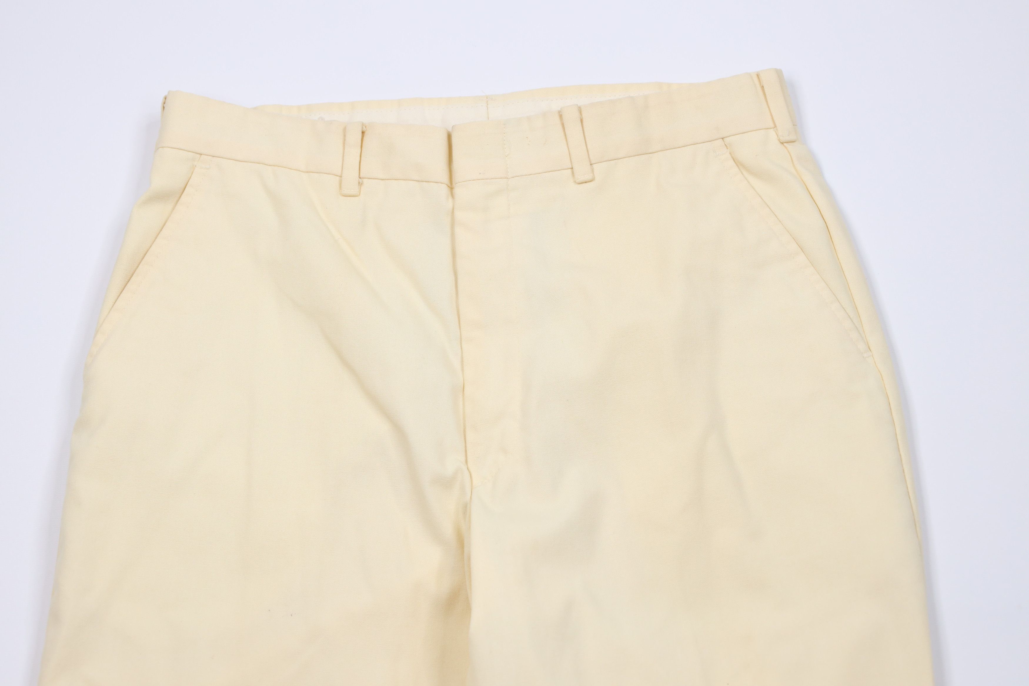 Vintage Vintage 70s Streetwear Knit Flared Wide Leg Chino Pants Size US 30 / EU 46 - 2 Thumbnail