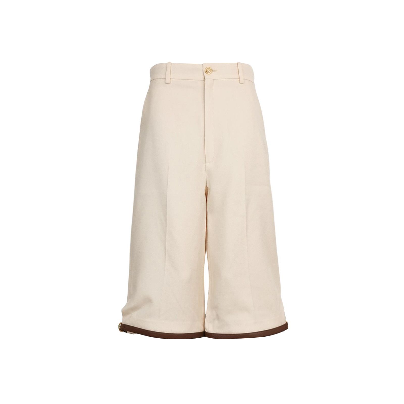 Gucci Gucci Mohair Wool Contrast Hem Shorts Size 40 Size 27" / US 4 / IT 40 - 1 Thumbnail