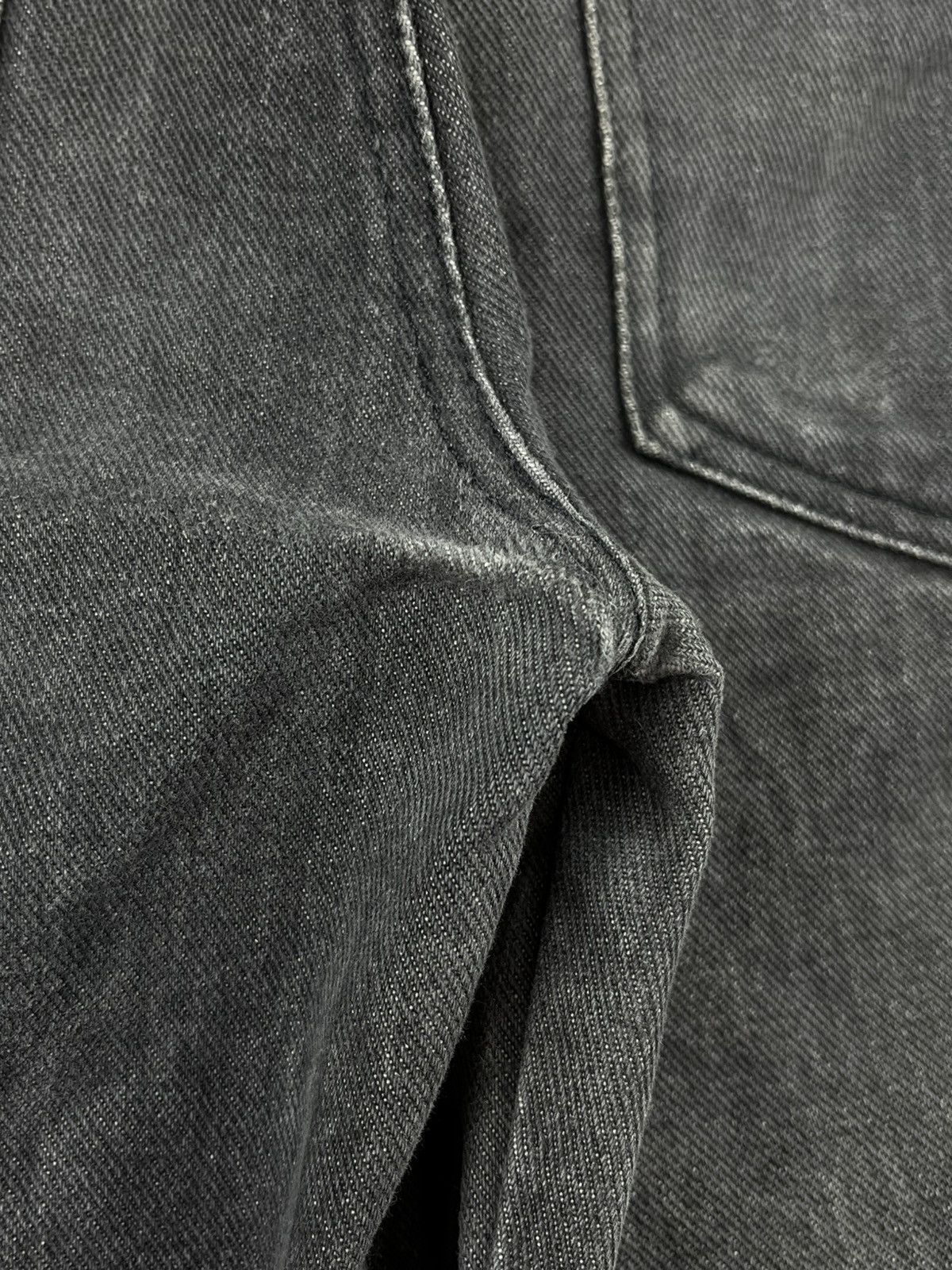 Raf Simons AW03 Raf Simons Closer Bootcut Raw Hem Grey Denim Jeans Size US 30 / EU 46 - 14 Thumbnail