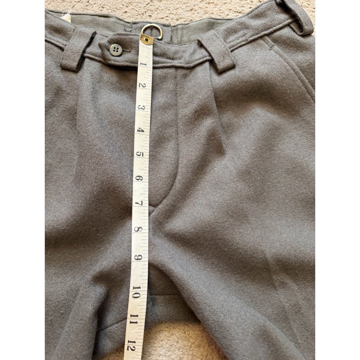 Vintage VINTAGE PLEATED GERMAN WOOL PANTS Size US 30 / EU 46 - 18 Thumbnail