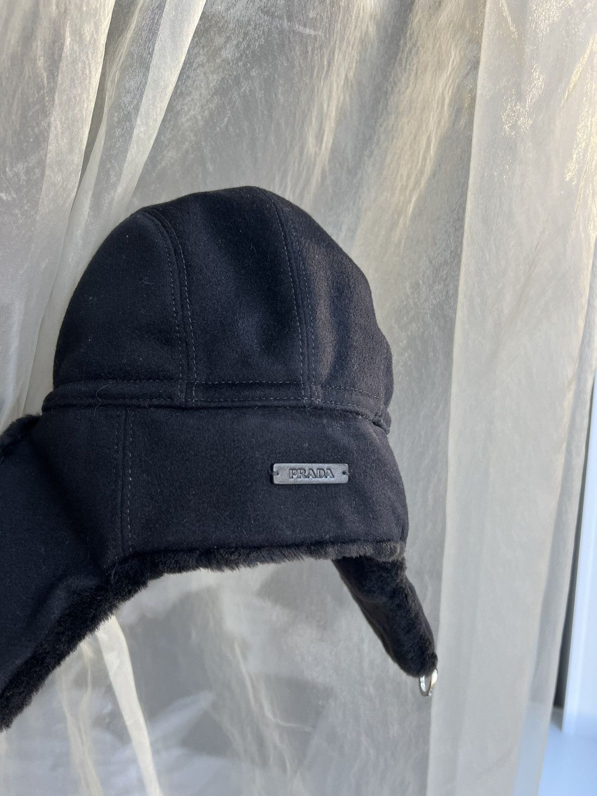 Prada Prada Trapper Wool Fur Hat Size ONE SIZE - 3 Thumbnail