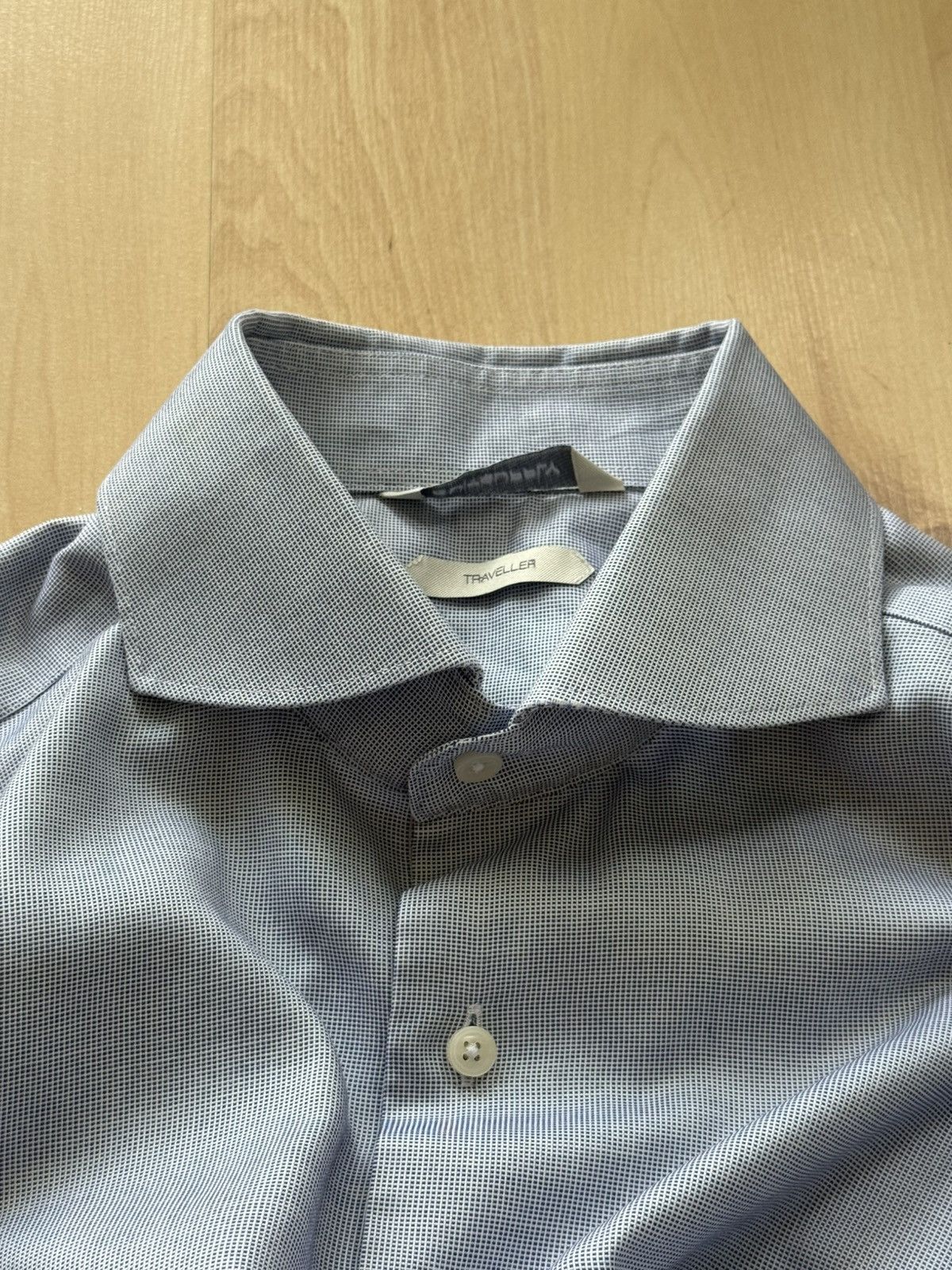 Suitsupply Suitsupply traveller check ls shirt Size US M / EU 48-50 / 2 - 4 Thumbnail