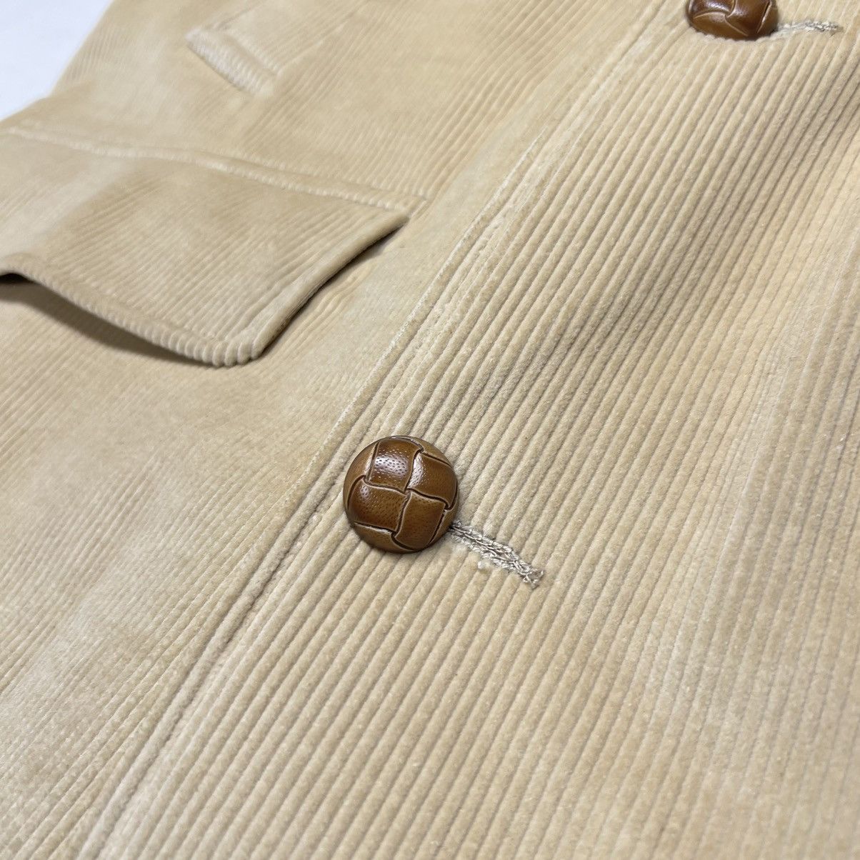 Vintage × Woolrich Woolen Mills VTG Woolrich Jacket Coat Corduroy Wool Lined Plaid Beige Size US S / EU 44-46 / 1 - 11 Thumbnail