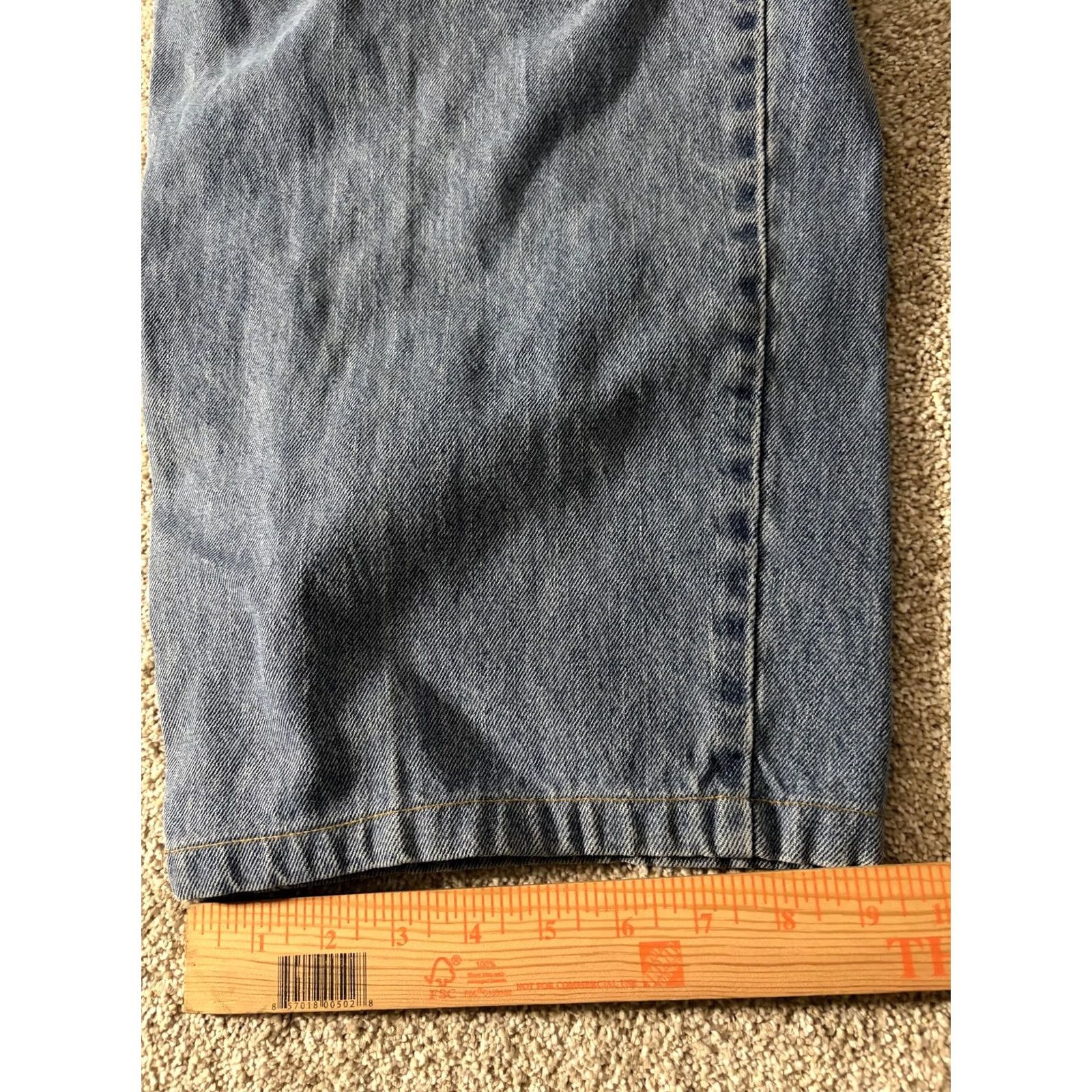 Levi's Levi'S 550 Relaxed Fit Jeans Men Light Wash Blue Denim Pants Size US 36 / EU 52 - 3 Thumbnail