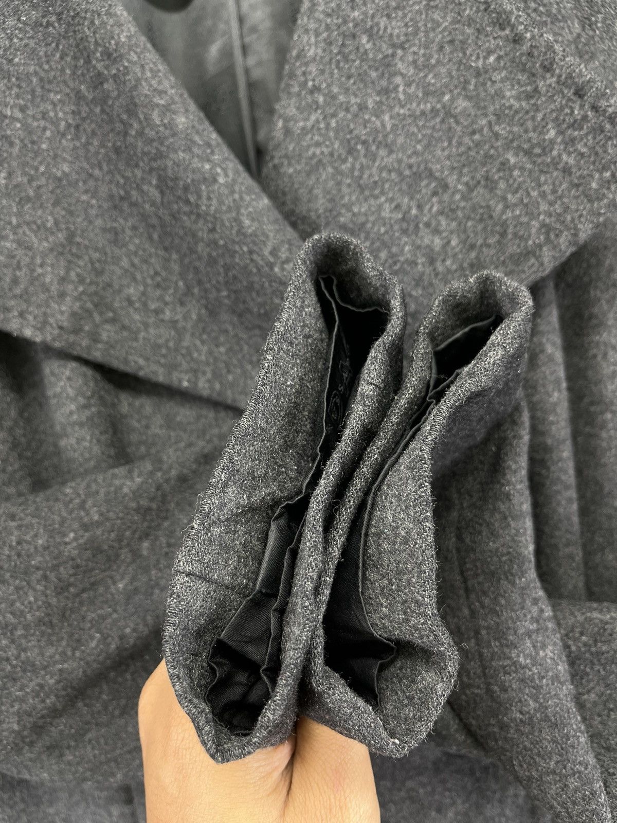 Trussardi Trussardi Rare Wool Luxury Long Jacket Size S / US 4 / IT 40 - 11 Thumbnail