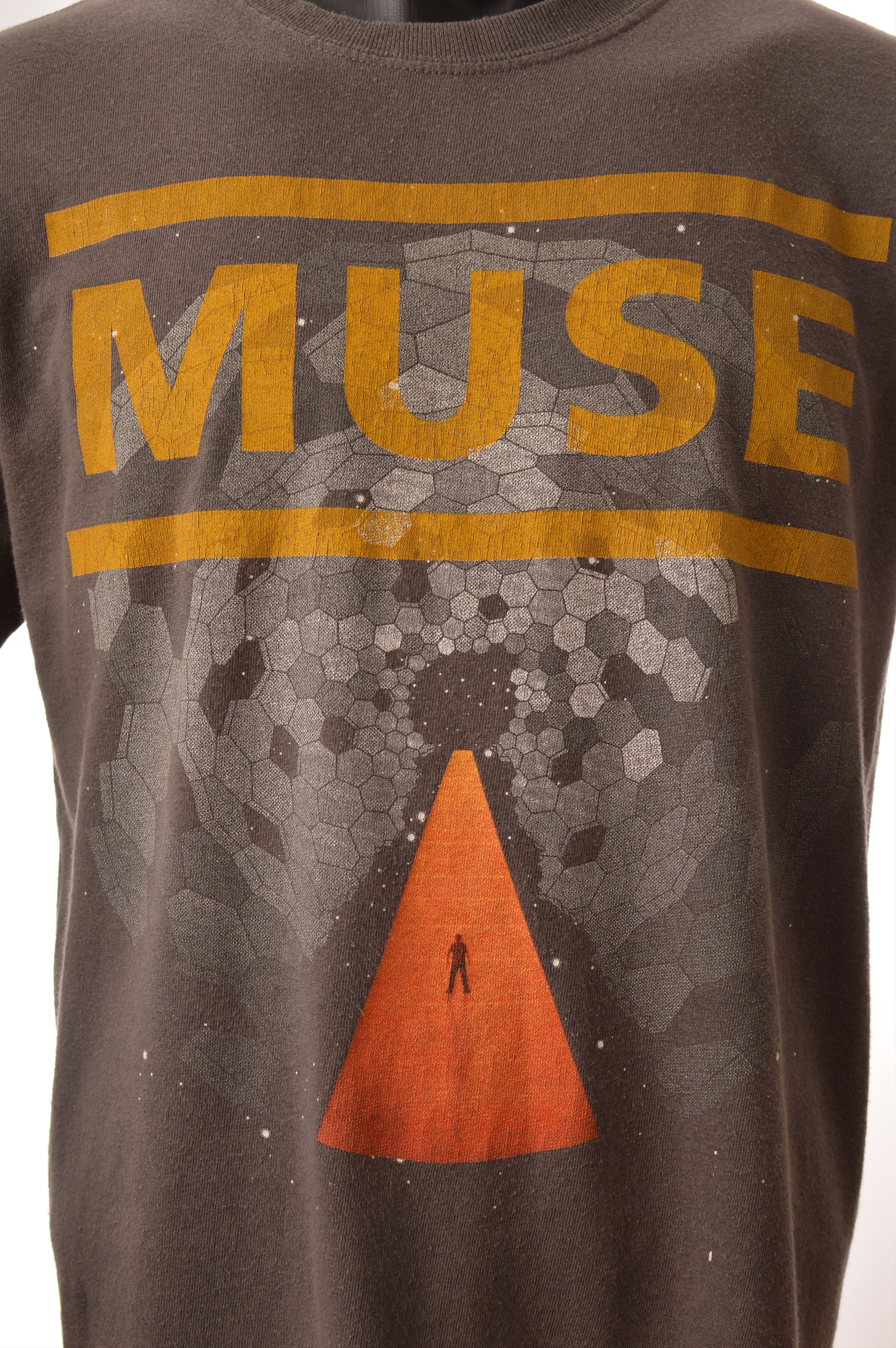 Gildan Gildan Muse Vintage 2000s Gray T-Shirt Tee Size US M / EU 48-50 / 2 - 2 Thumbnail