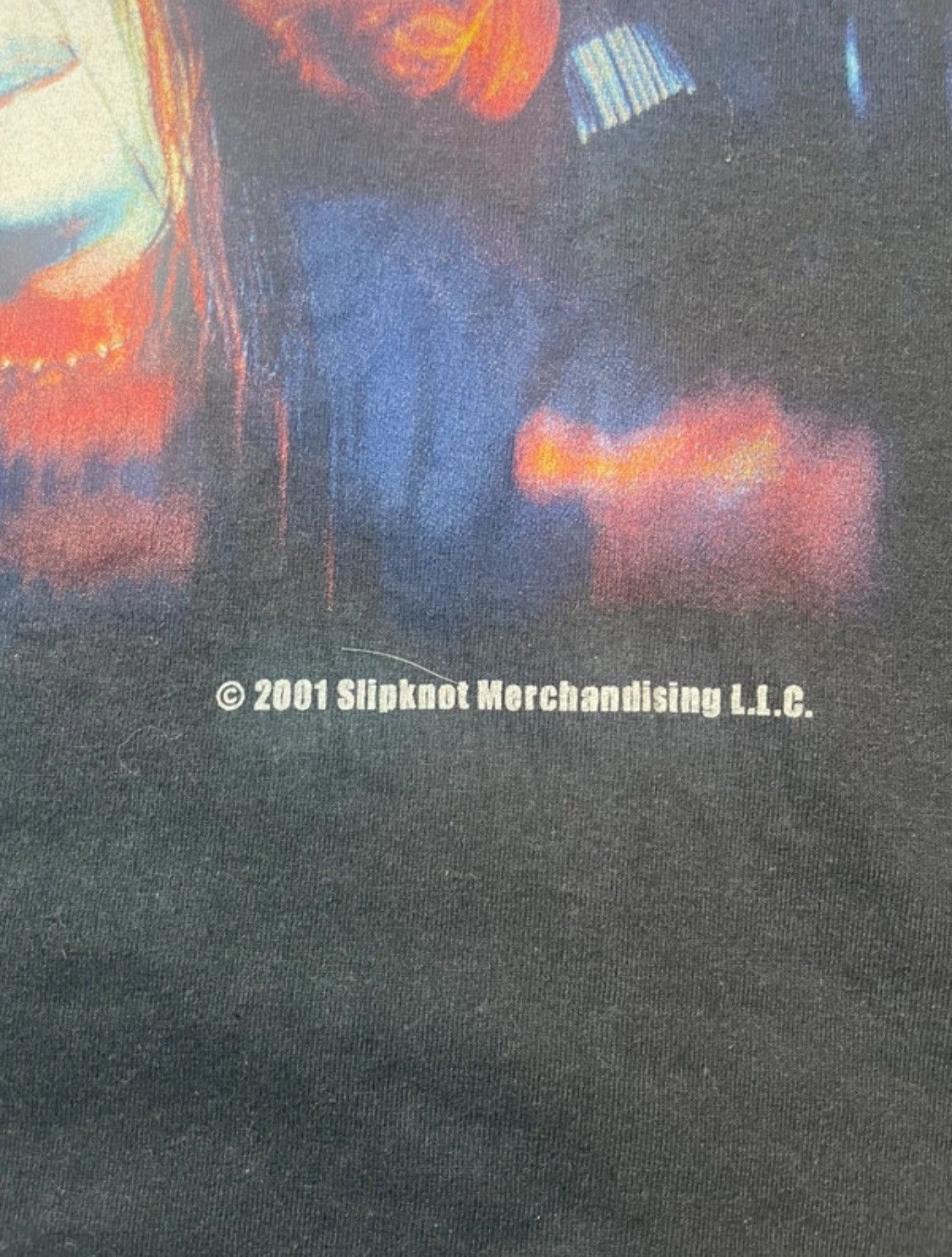 Slipknot Vintage 2001 Slipknot All Members Mask T-Shirt Size US XL / EU 56 / 4 - 3 Thumbnail