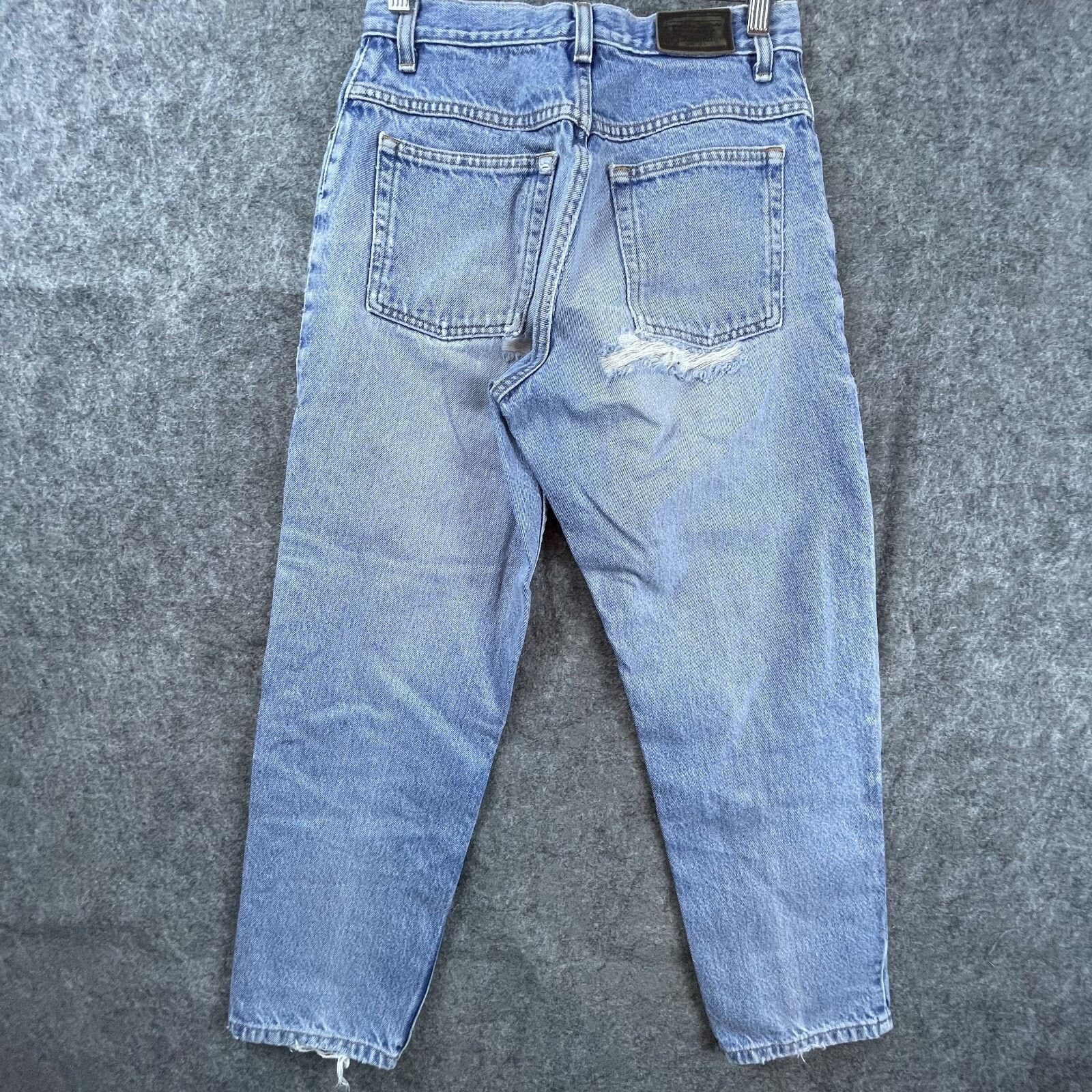 L.L. Bean Vintage L.L.Bean Jeans Womens 6P Denim Straight Taper Ripped Size 26" / US 2 / IT 38 - 2 Thumbnail