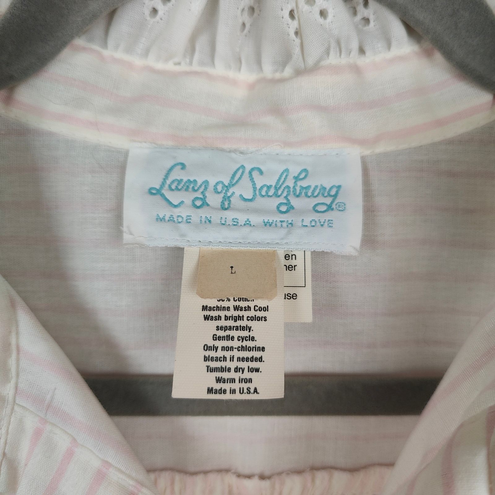 Other Vintage Deadstock Lanz of Salzburg Nightgown Womens Large Size L / US 10 / IT 46 - 4 Thumbnail
