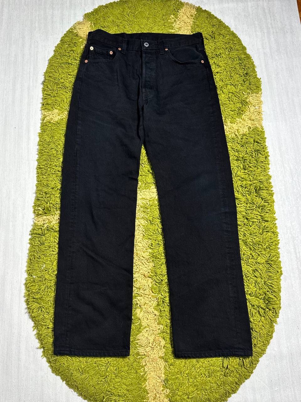 Levi's Vintage Levi’s 501 Black Denim Jeans Made in USA Size 31x30 Size US 31 - 7 Thumbnail