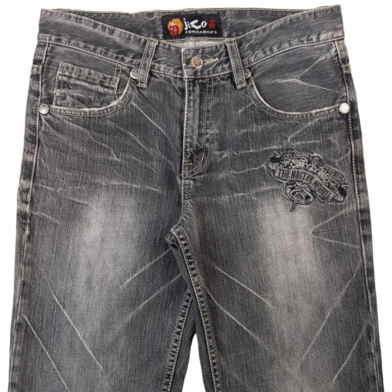 Other Vintage Jizo Japanese Embroidered Denim Jeans Size W29 Size US 29 - 4 Thumbnail