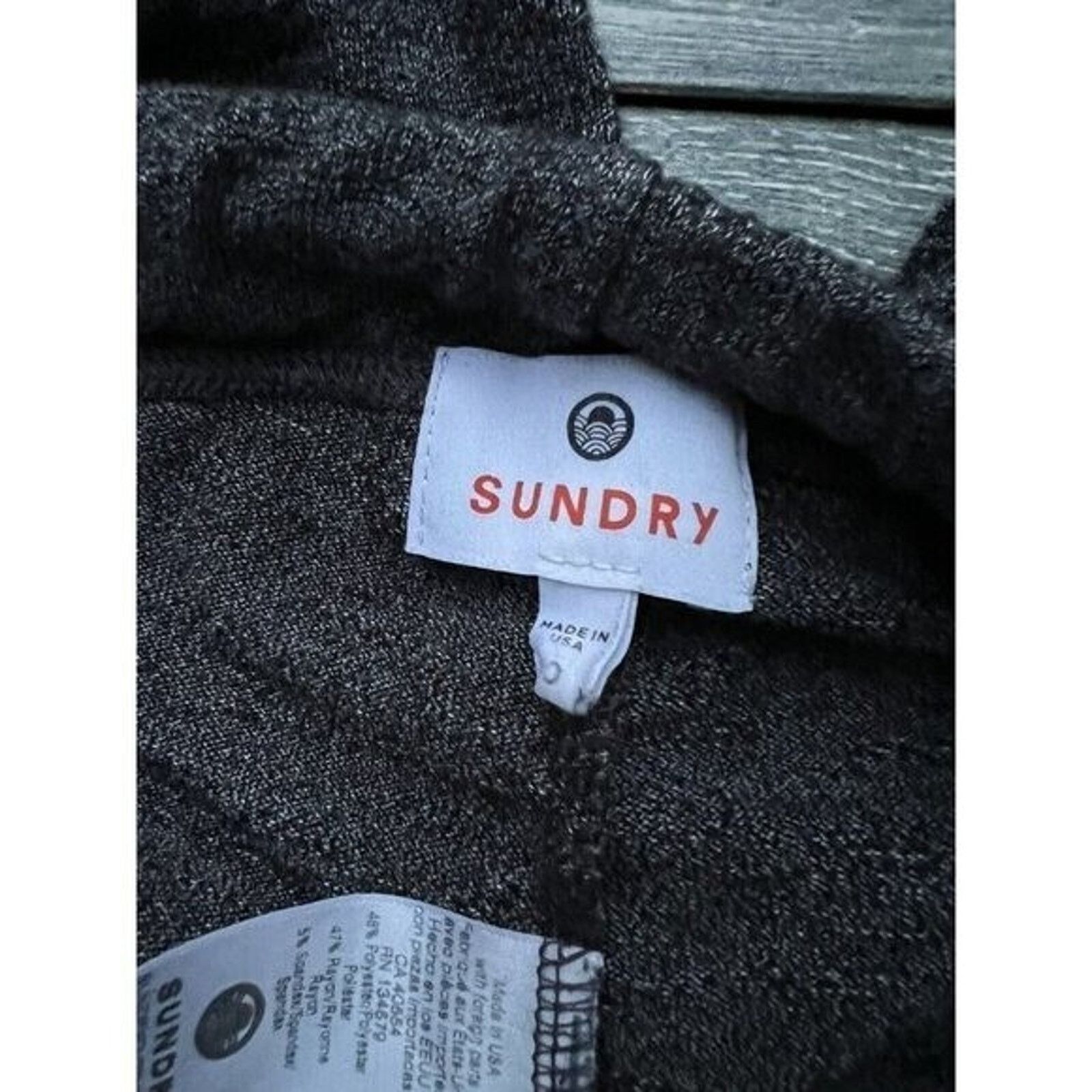 Sundry Sundry Wide Leg Sweatpants size 0 Pant wide leg thin A000202 Size 25" / US 0 / IT 36 - 7 Thumbnail