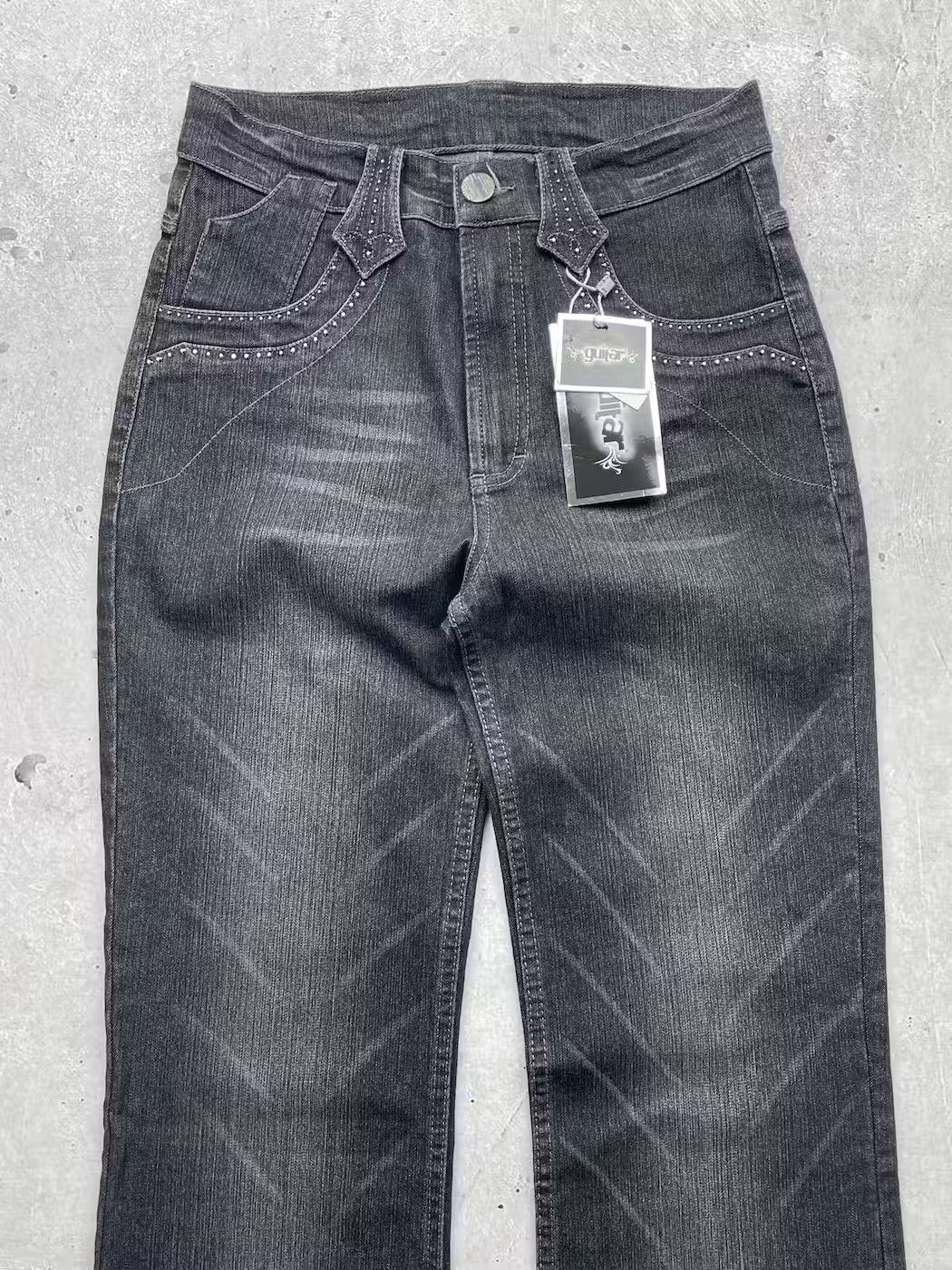 Japanese Brand × Vintage Vintage Flared Jeans Size 31" - 2 Thumbnail