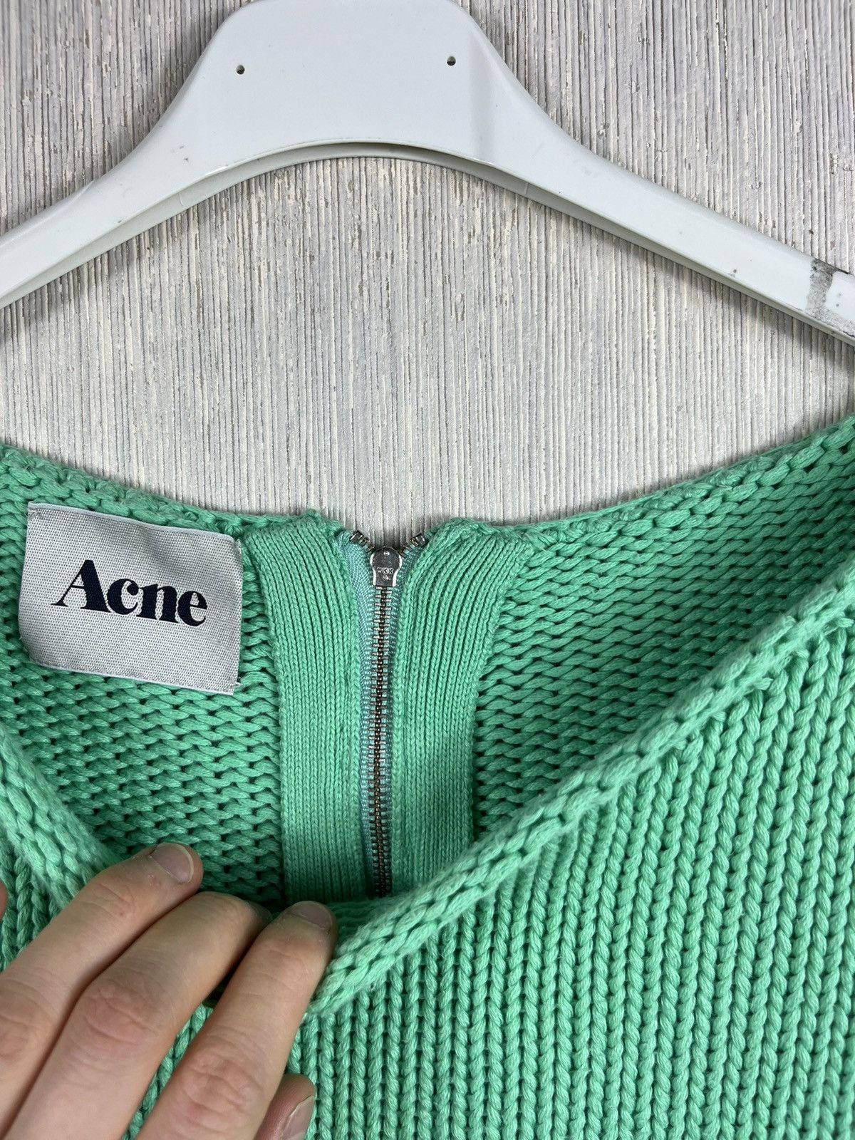 Acne Studios × Vintage Acne Studios shore cotton knit SS12PRE oversize sweater Size XS / US 0-2 / IT 36-38 - 12 Thumbnail