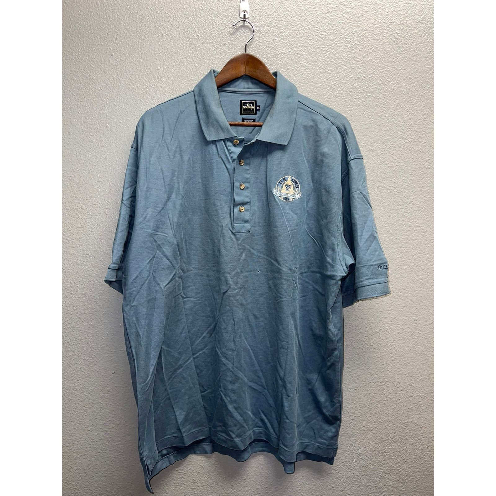 Goldwin Vintage US Open Congressional Polo Shirt Goldwin Golf XL Size US XL / EU 56 / 4 - 1 Thumbnail