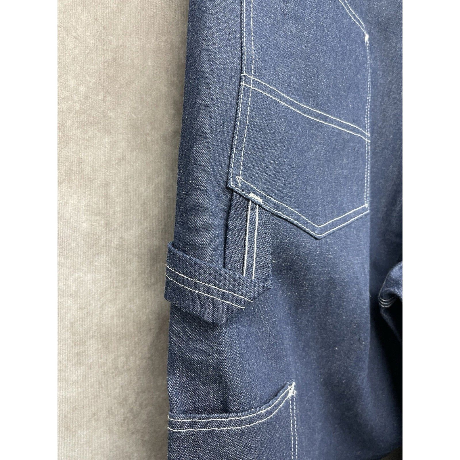 Stan Ray VTG CUSTOM STAN RAY CARPENTER PAINTER OG RAW BLUE DENIM JEAN Size US 44 / EU 60 - 8 Thumbnail