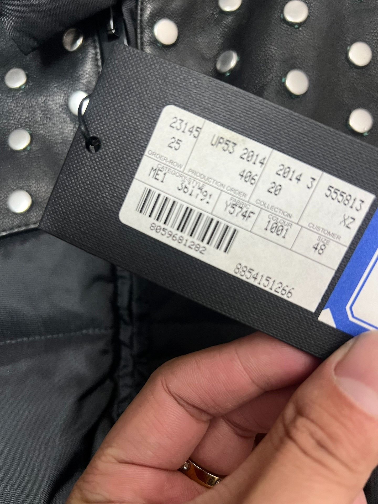 Saint Laurent Paris Saint laurent Lamb skin studded goose down down jacket 2501 Size US M / EU 48-50 / 2 - 4 Thumbnail