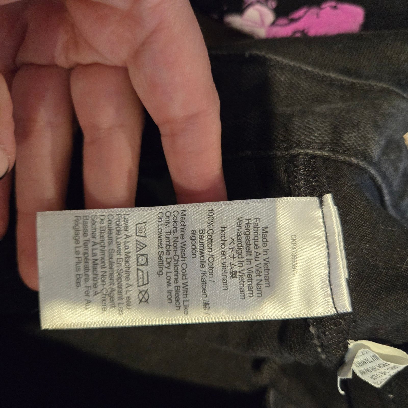 Madewell Madewell Low Slung Straight Button Fly Jeans Black Kent 24 Size 24" / US 00 / IT 34 - 7 Thumbnail
