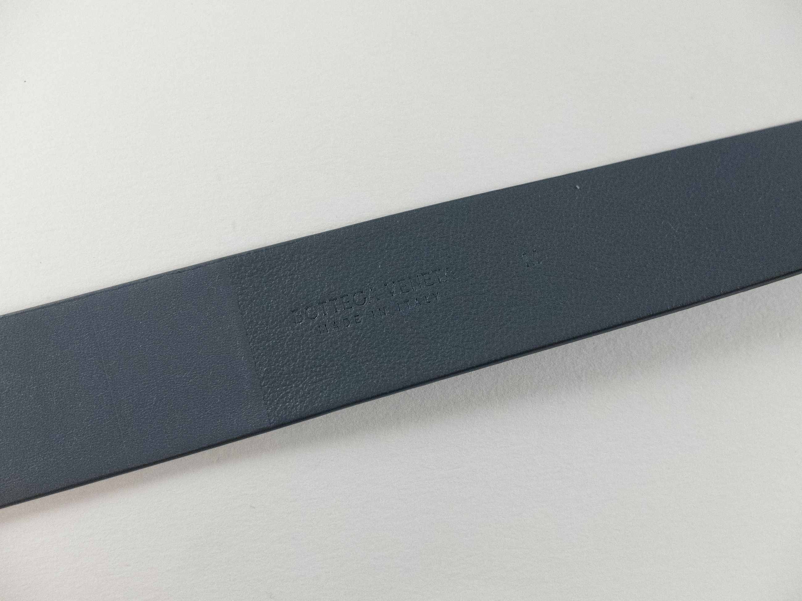 Bottega Veneta BOTTEGA VENETA thunder gray horseshoe buckle belt Medium Size ONE SIZE - 9 Thumbnail