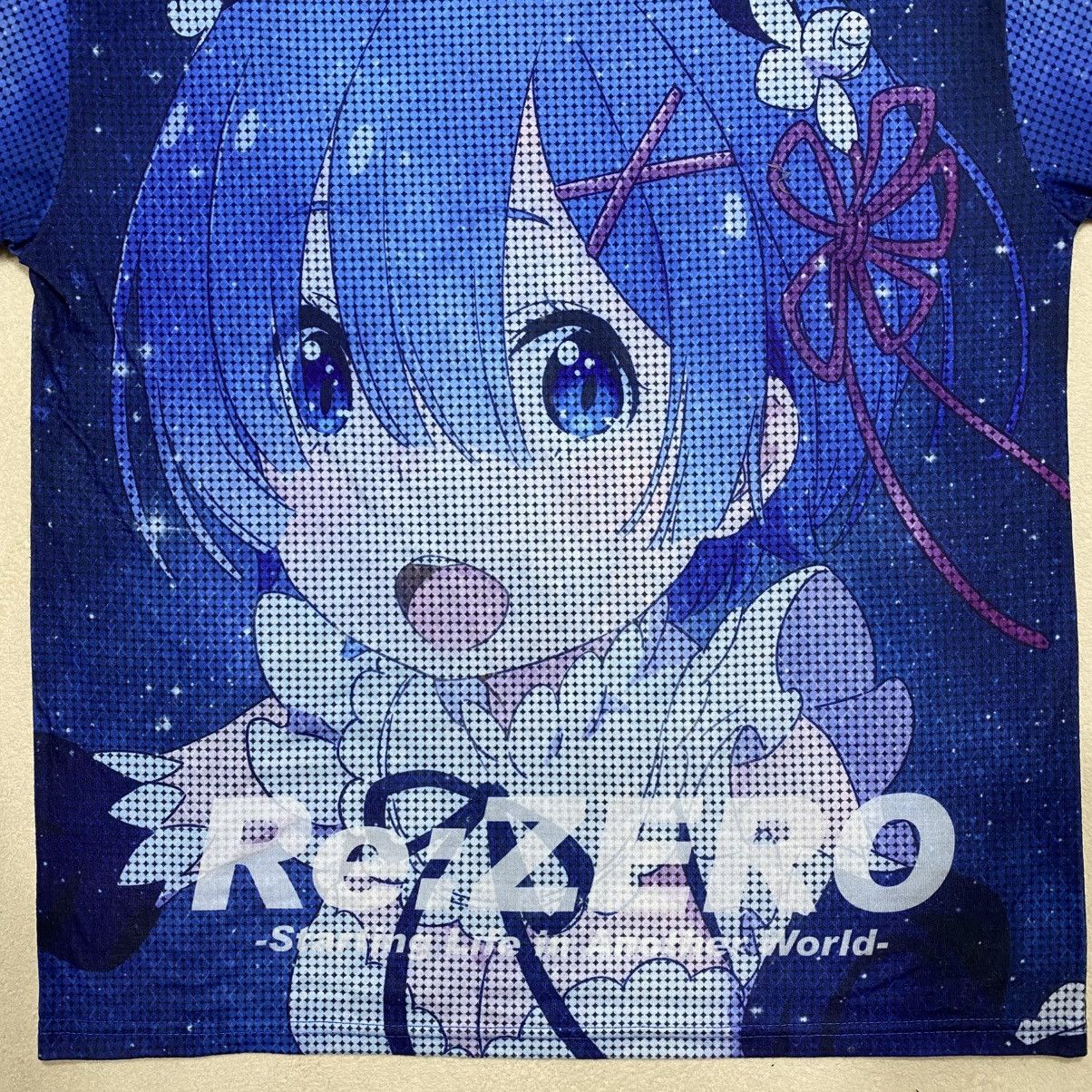 Anime × Japanese Brand Anime RE:ZERO REM Full Print T-shirt Size US L / EU 52-54 / 3 - 9 Thumbnail