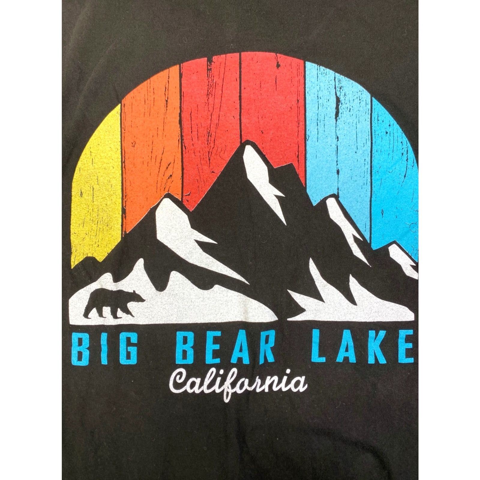 Vintage VINTAGE Big Bear California Black Unisex Short Sleeve T-Shirt Small #1962 Size US S / EU 44-46 / 1 - 2 Thumbnail