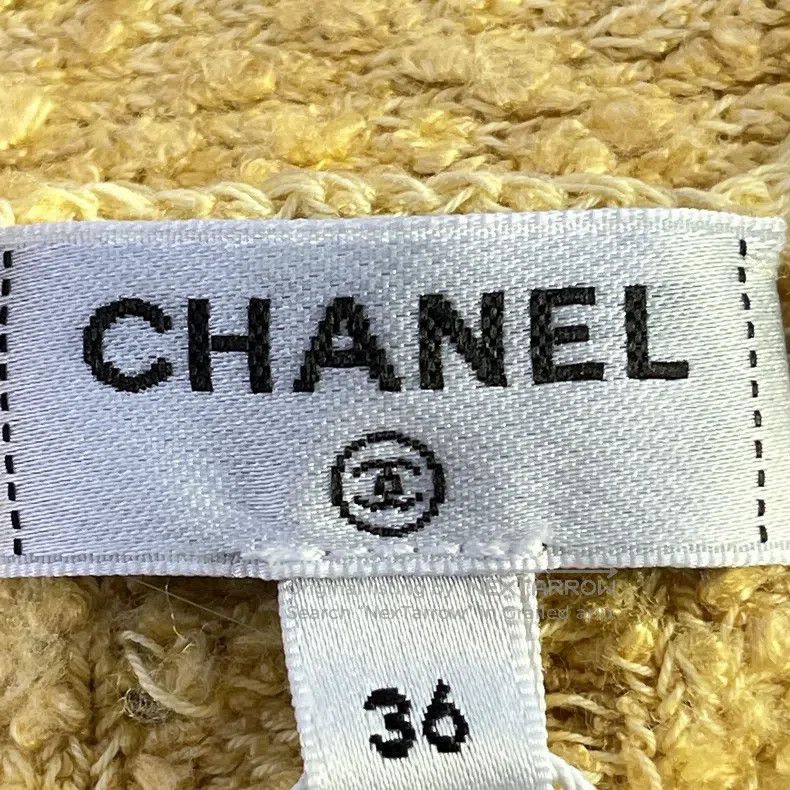 Chanel Chanel 22P chick yellow knitted belt dress Size XS / US 0-2 / IT 36-38 - 4 Thumbnail