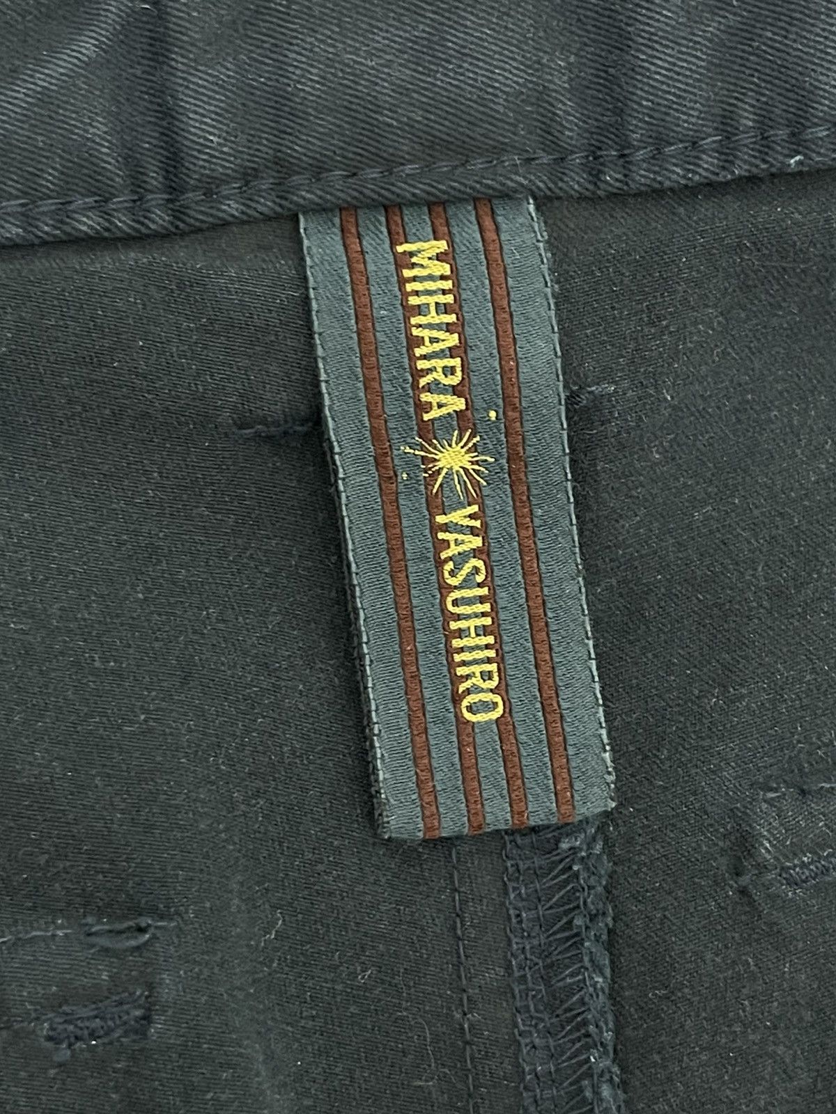 Maison MIHARA YASUHIRO New Fatique Pant Miharayasuhiro Distressed Stretch 1🟦2 j Size US 31 - 19 Thumbnail