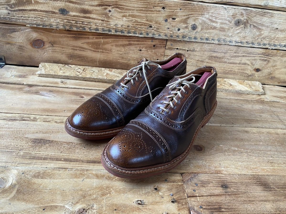 Allen Edmonds Allen Edmond strandmonk brown oxford shoes sz 9.5 Size US 9.5 / EU 42-43 - 3 Thumbnail