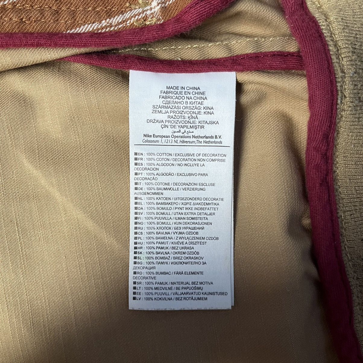 Vintage Nike Clay Grass Beige Tennis Bomber Jacket Y2K