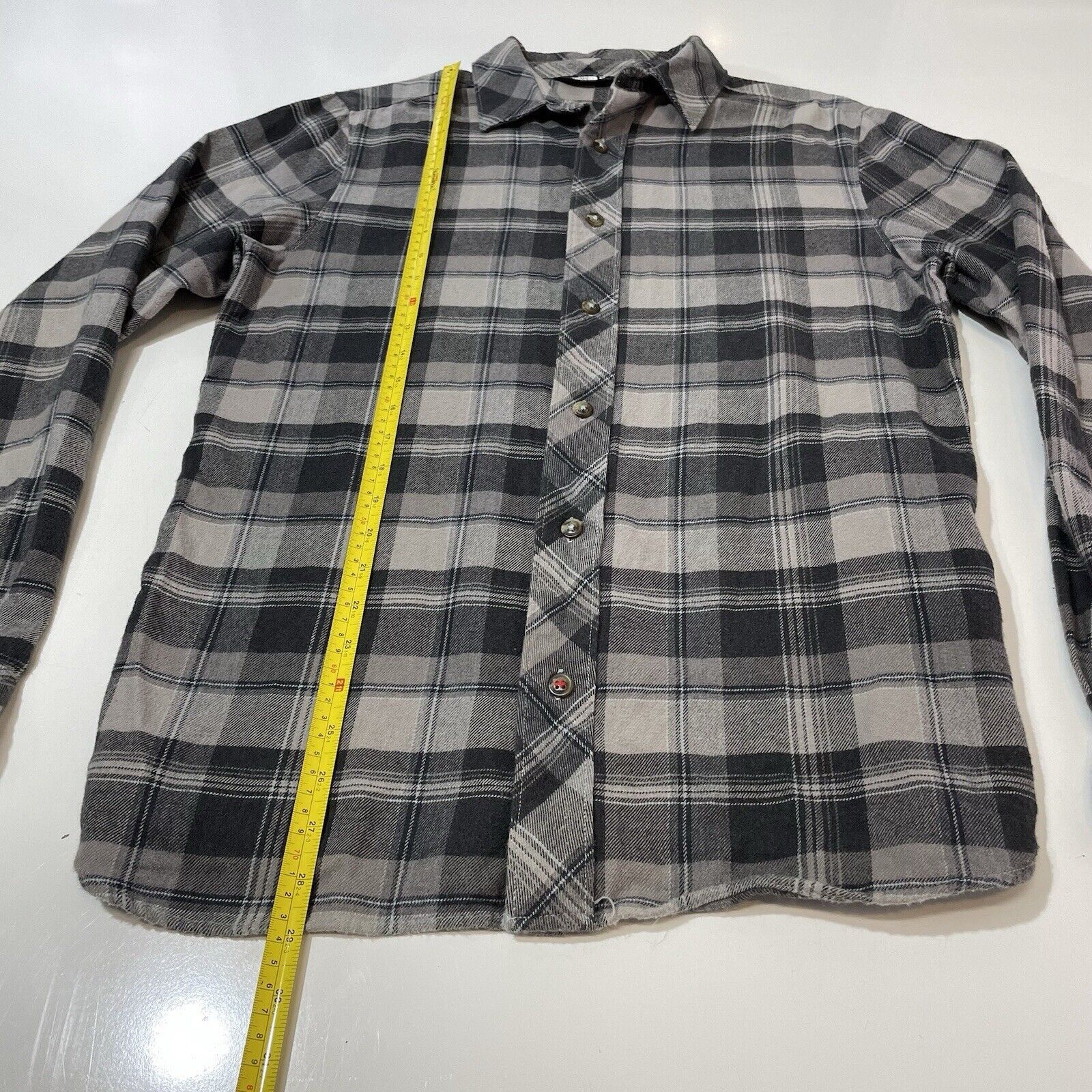 The North Face The North Face Men’s Gray Black Plaid Flannel Shirt Small Size US S / EU 44-46 / 1 - 4 Thumbnail