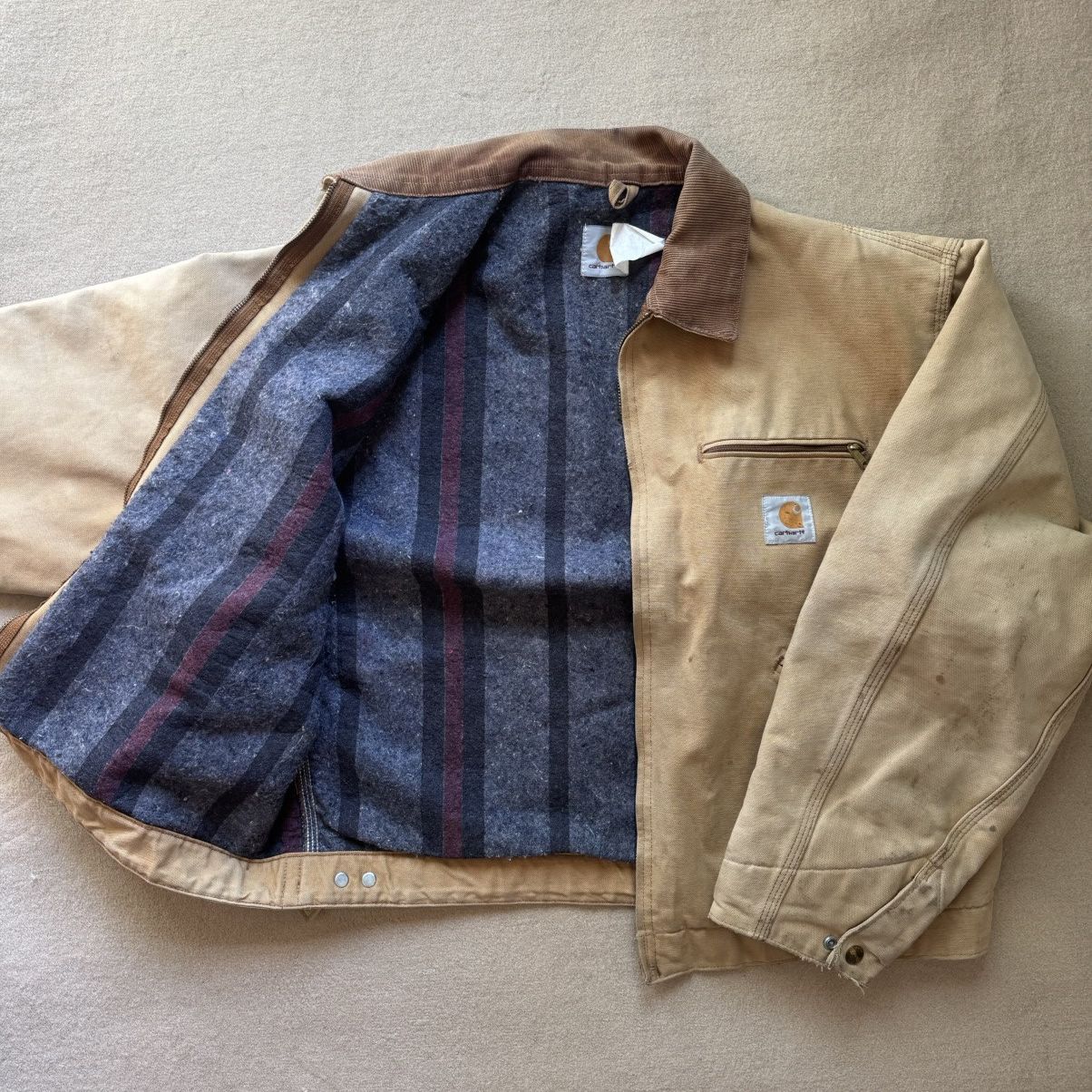 Carhartt Vintage Carhartt J97 Detroit Jacket - Distressed HTB Size US M / EU 48-50 / 2 - 3 Thumbnail