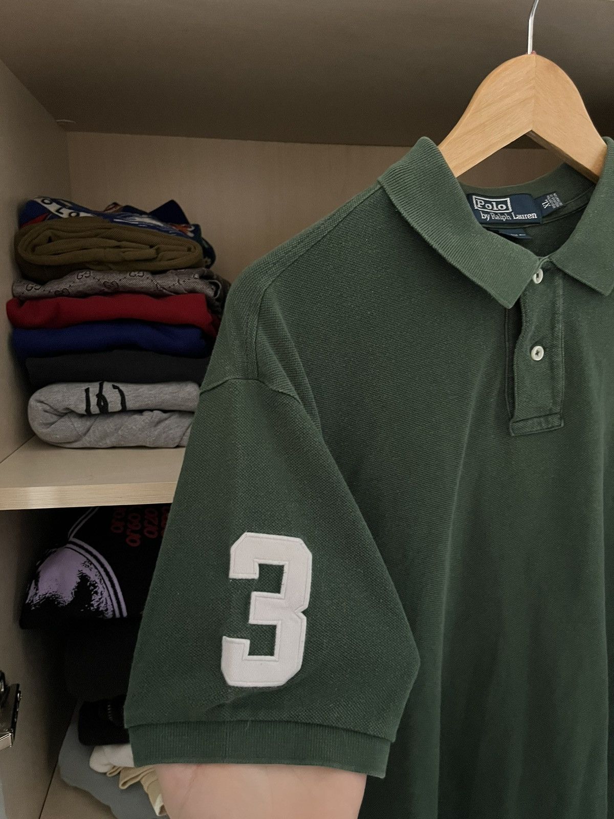 Polo Ralph Lauren Vintage Polo Ralph Lauren Polo Tee Pony Big Logo Chief Keef Size US XL / EU 56 / 4 - 3 Thumbnail