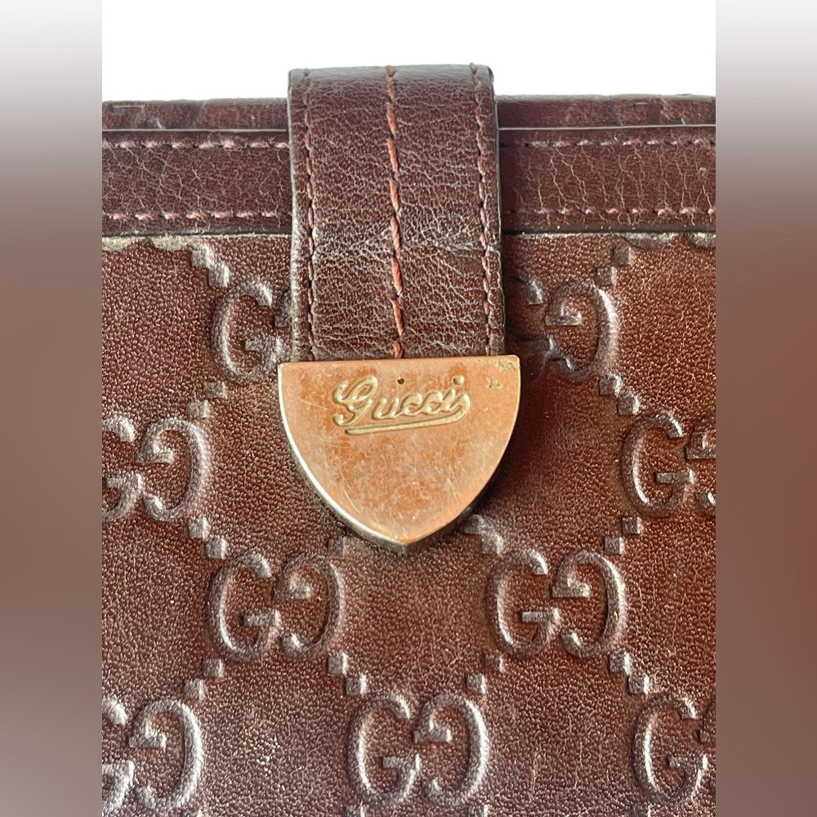 Gucci Gucci Guccissima Brown Wallet Size ONE SIZE - 2 Thumbnail
