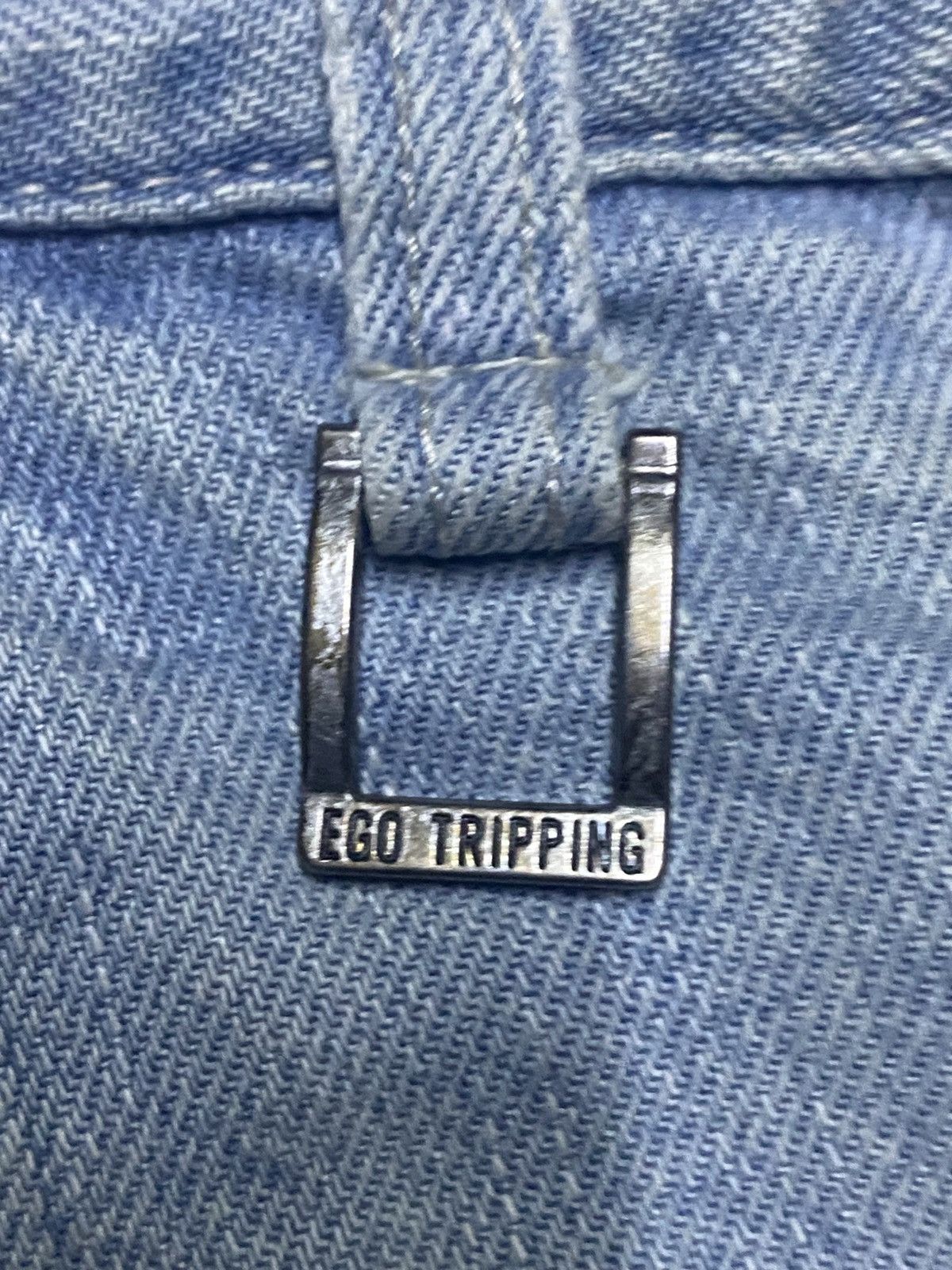 Japanese Brand Vintage Ego Tripping Light Wash Money Money Print Jeans Size US 30 / EU 46 - 13 Thumbnail