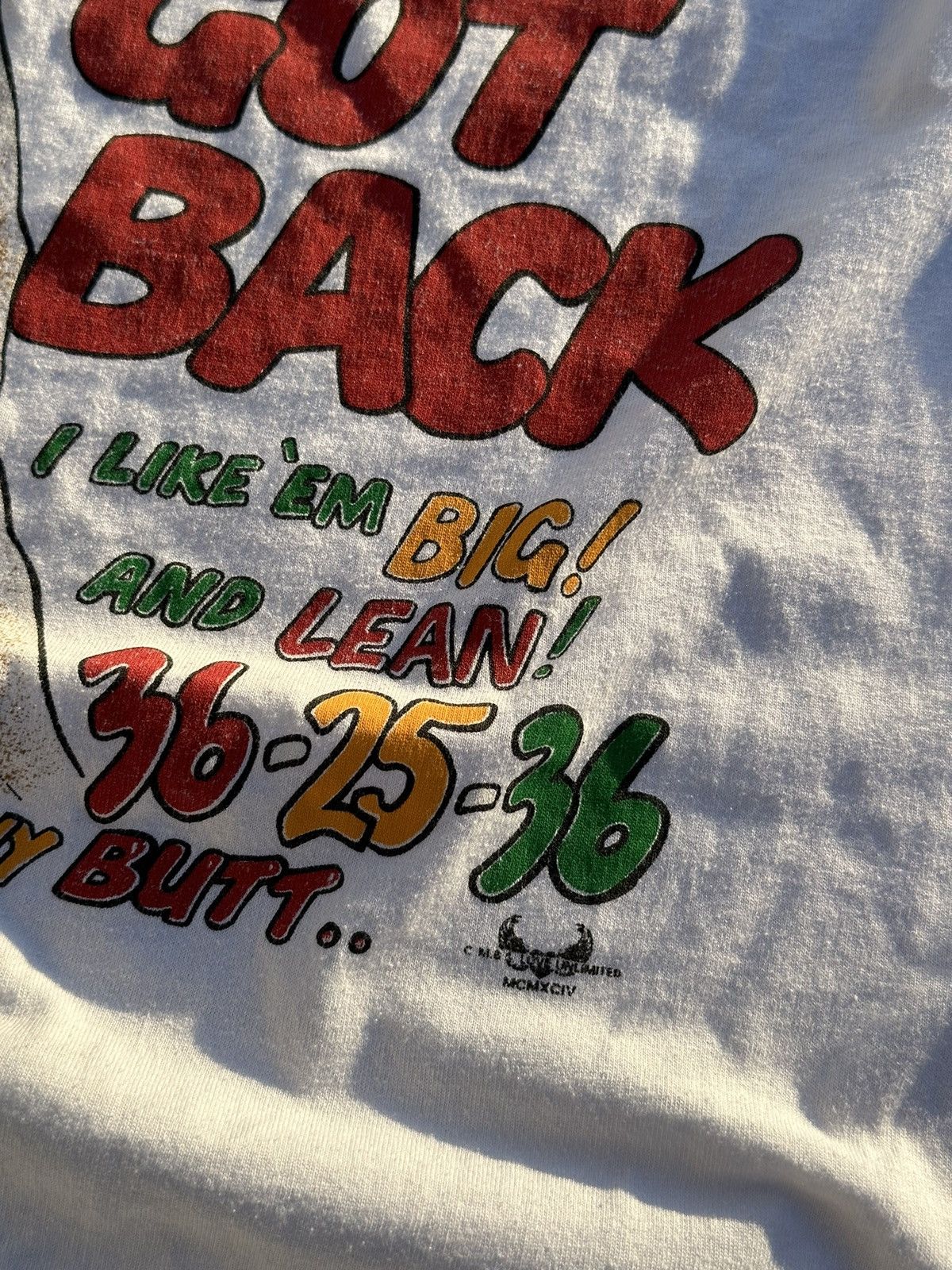 Rap Tees 90s Sir Mix-A-Lot Baby Got Back Vintage Rap Tee 1992 Size US XXL / EU 58 / 5 - 3 Thumbnail