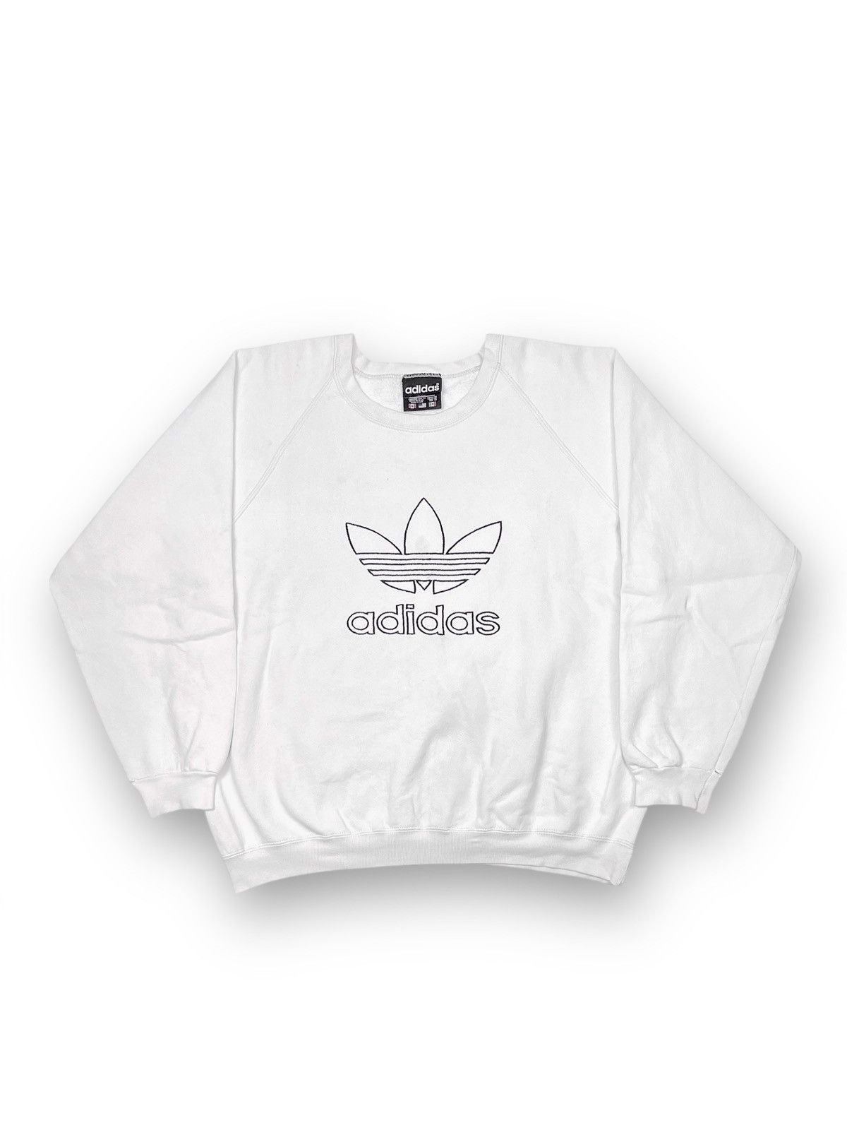 Adidas 90s Adidas Trefoil Vintage Sweatshirt Size US XL / EU 56 / 4 - 1 Thumbnail
