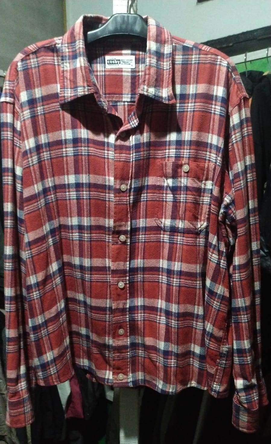 Other Men's Shirt GERRY COSBY FLANNEL SHIRT (Made USA) Size US XXL / EU 58 / 5 - 3 Thumbnail