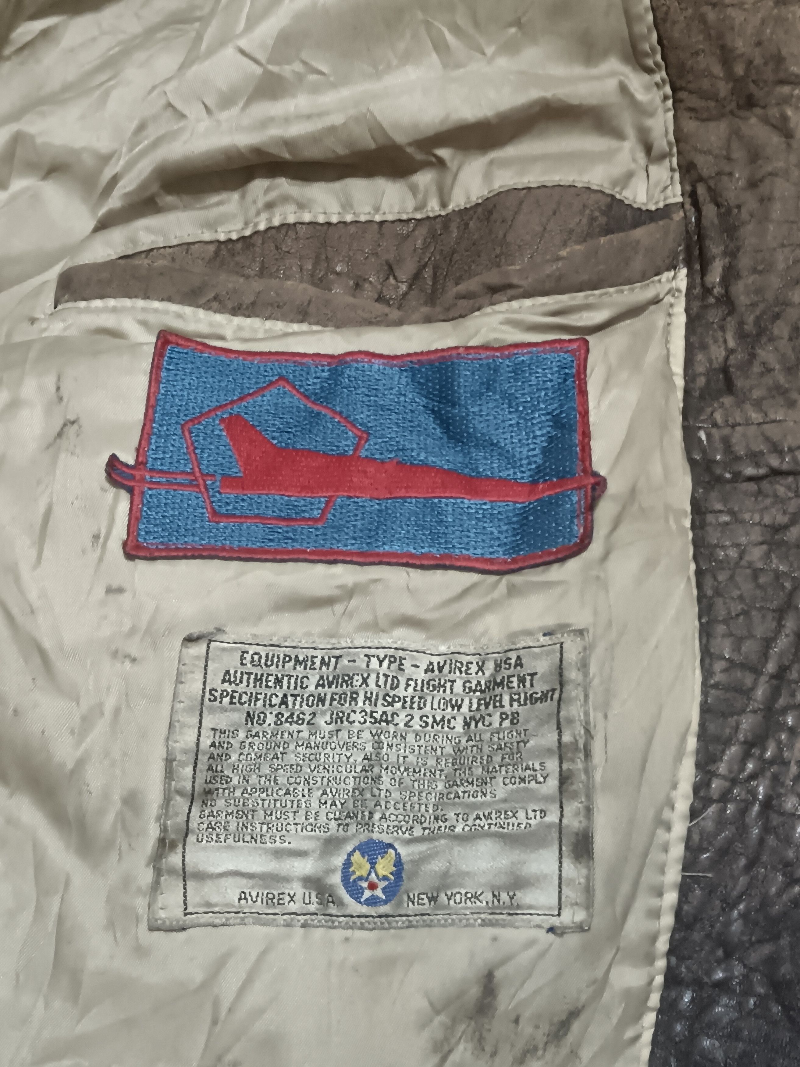 Avirex VINTAGE 1989 AVIREX MIG-29 LEATHER JACKET Size US M / EU 48-50 / 2 - 3 Thumbnail