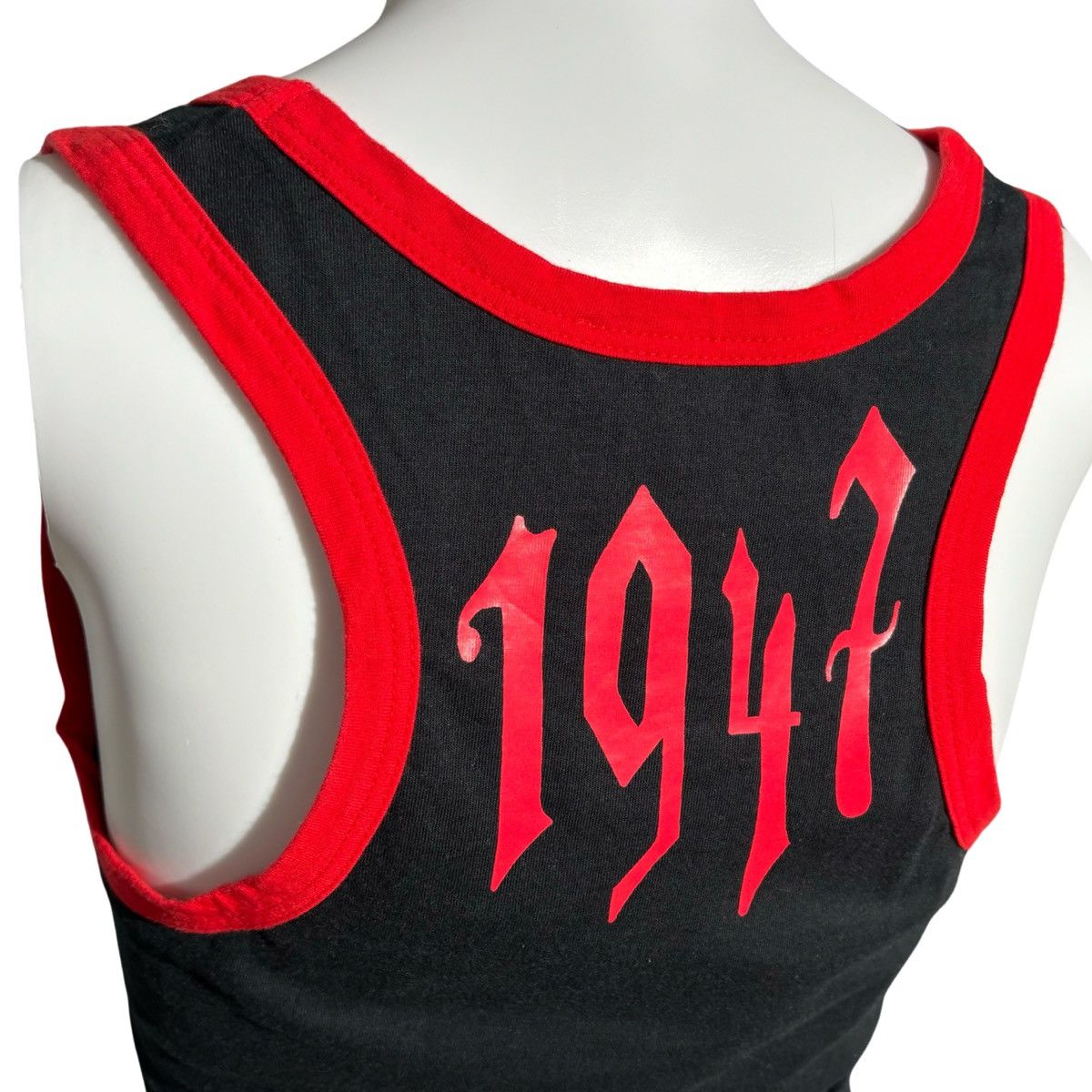 Dior × John Galliano × Vintage Dior 2002 Spring Gothic Logo Red Tank Size M / US 6-8 / IT 42-44 - 8 Thumbnail