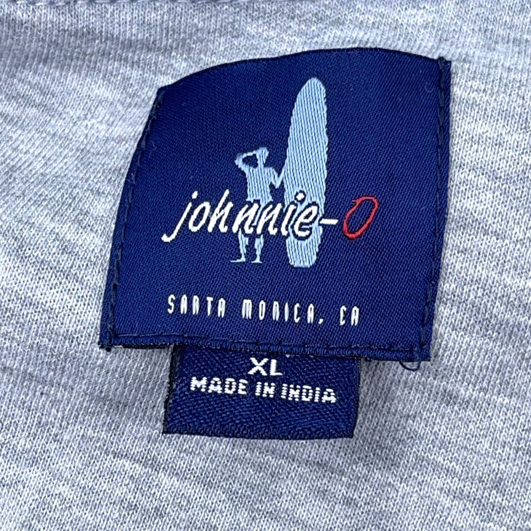 johnnie-O Jonnie-O Sweater Men XL Light Blue Pullover Quarter Zip Sweatshirt Golf Cotton Shirt Size US XL / EU 56 / 4 - 3 Thumbnail
