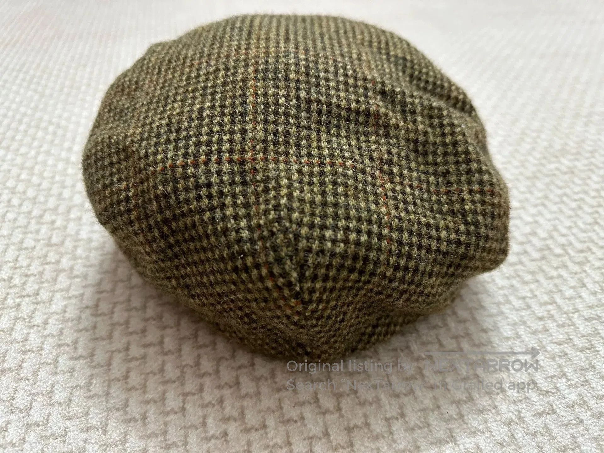 RRL Ralph Lauren RRL Double RL Houndstooth Wool Newsboy Cap. Size ONE SIZE - 5 Thumbnail