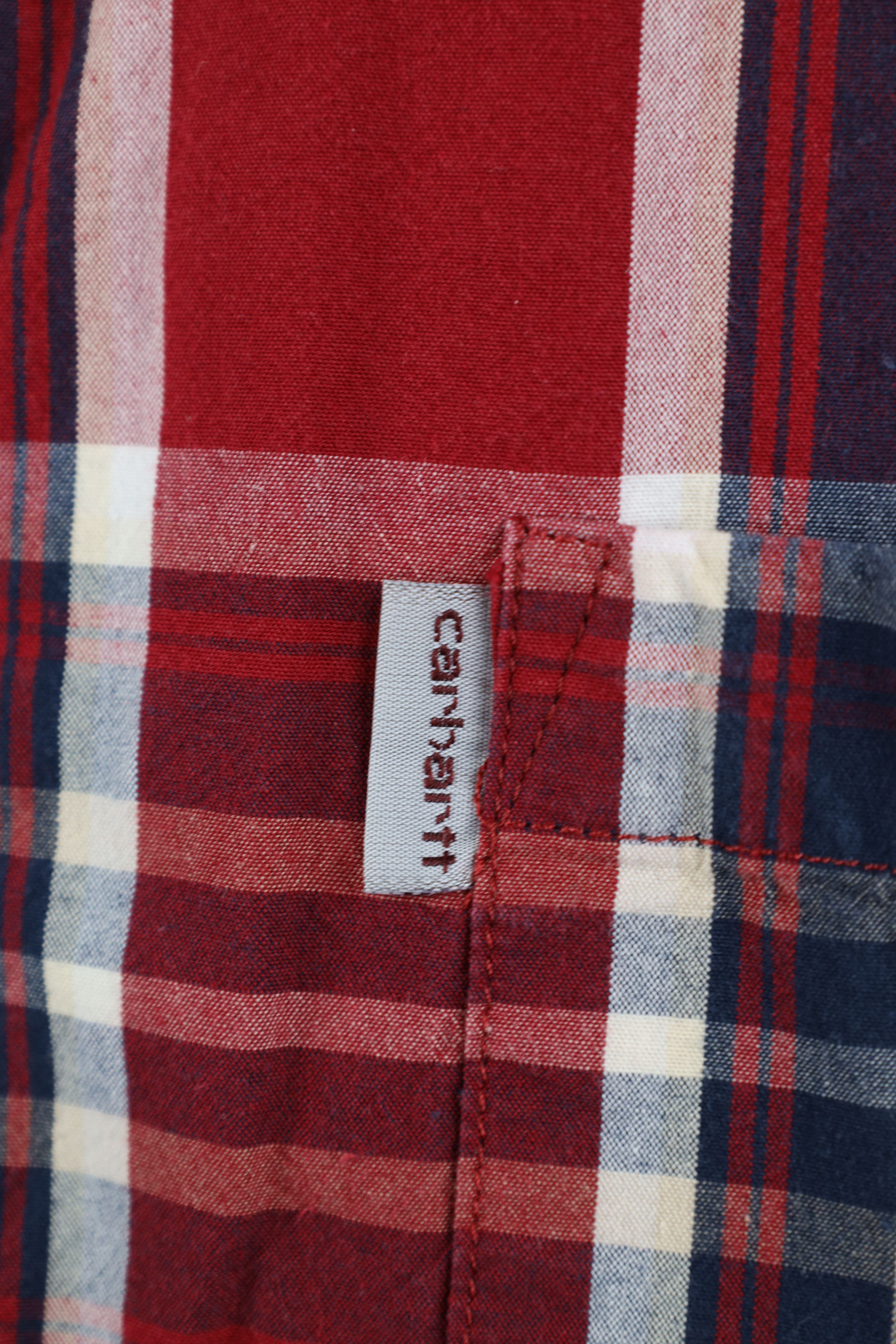 Carhartt Vintage Y2K Carhartt Short Sleeve Button Down Shirt Plaid Size US XL / EU 56 / 4 - 4 Thumbnail