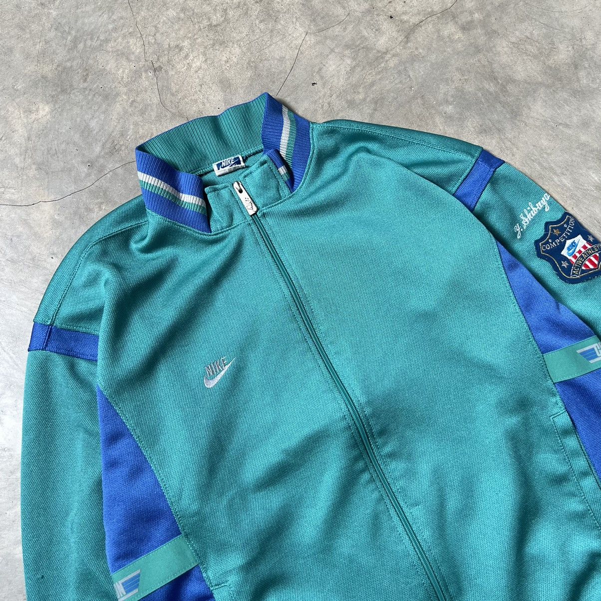 Nike Vintage Nike 80’s Competition Active Athlete Zip Up Jacket Size US XL / EU 56 / 4 - 2 Thumbnail