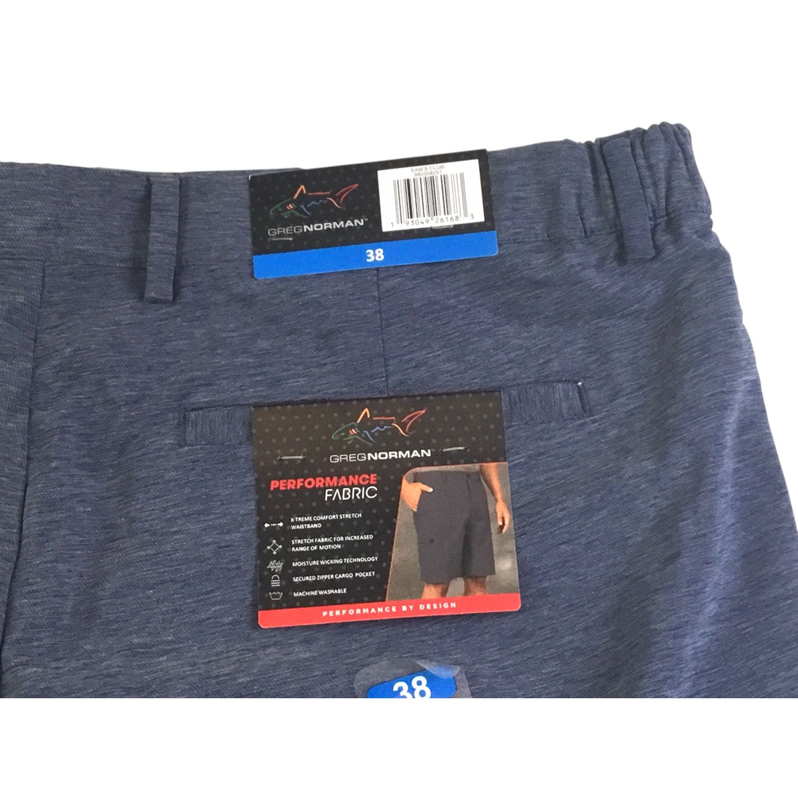 Greg Norman Greg Norman Shorts Cargo Blue NWT Size 38 Performance Fabric Size US 38 / EU 54 - 3 Thumbnail