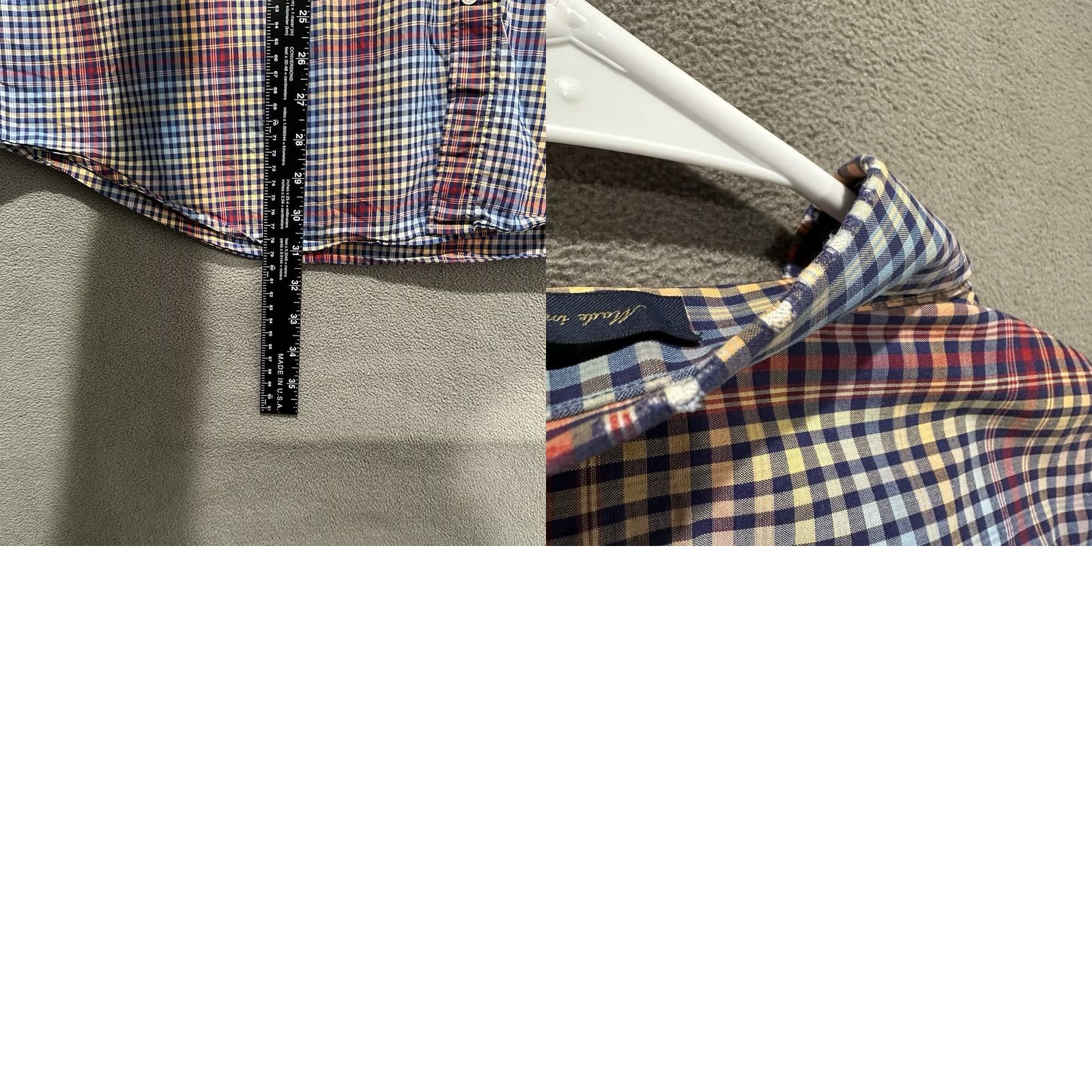 Paul & Shark VINTAGE Paul & Shark Yachting Shirt Mens XL Blue Red Orange Plaid Button-Down Italy Size US XL / EU 56 / 4 - 8 Thumbnail