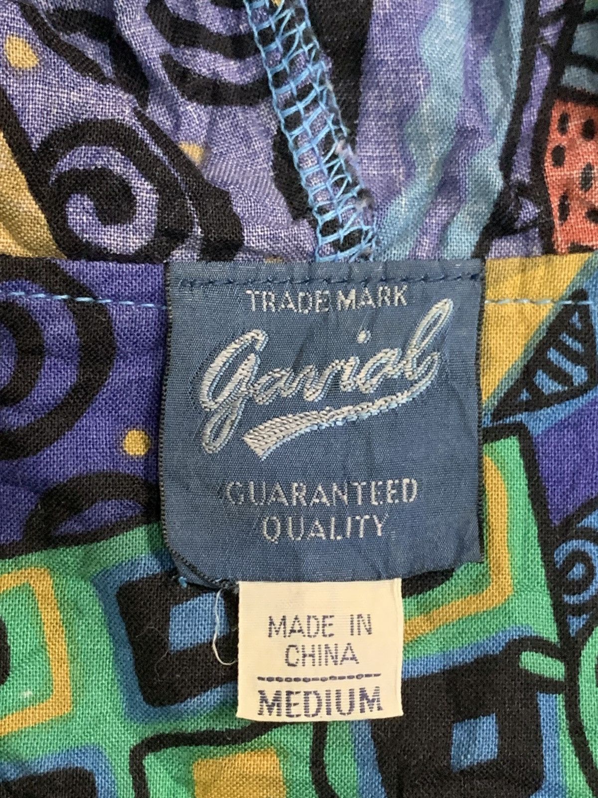 Japanese Brand Rare Design Gavial Colorful Geometric & Abstract Pattern Size US M / EU 48-50 / 2 - 4 Thumbnail