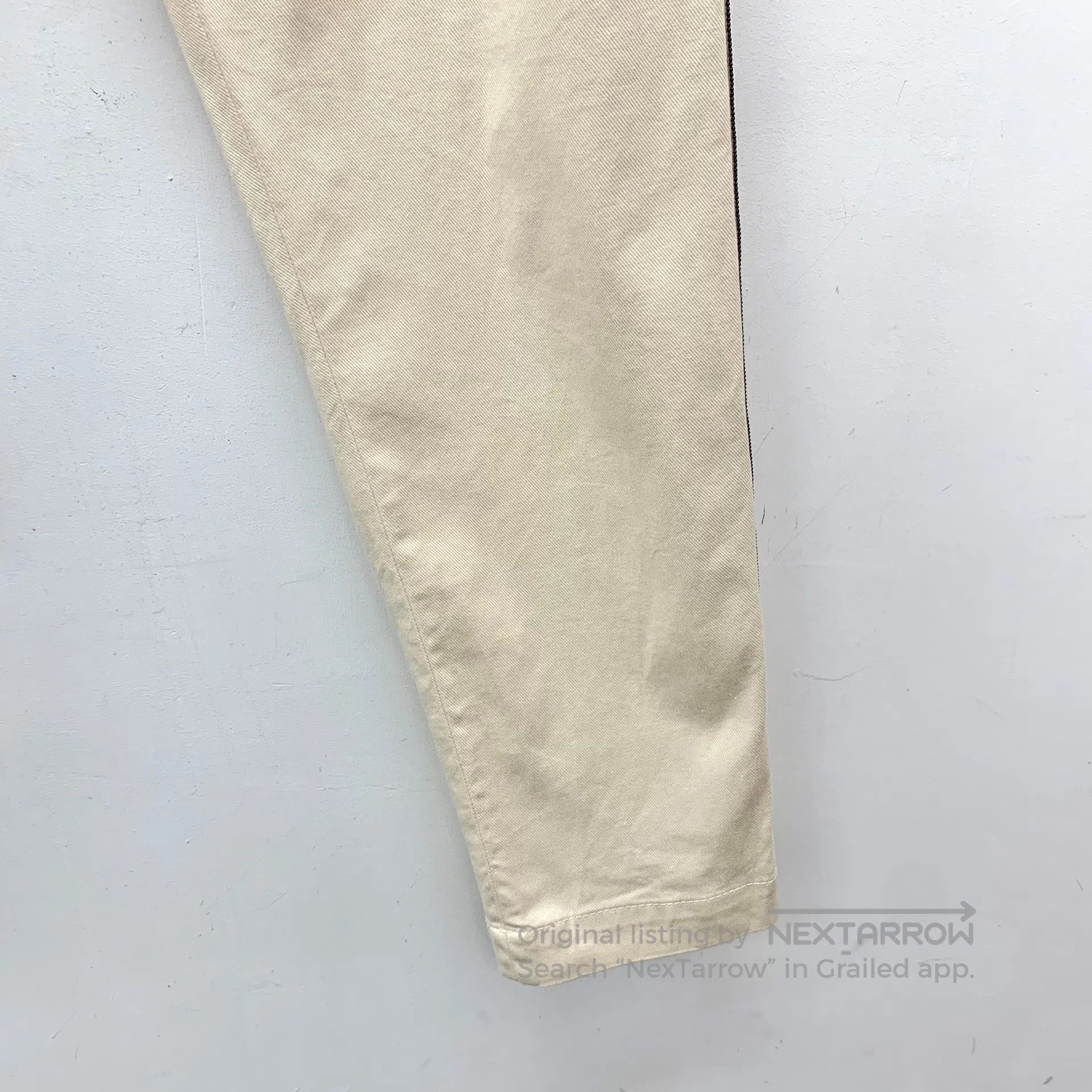 Saint Laurent Paris Saint Laurent Paris Khaki Cotton Drawstring Casual Trouser Size US 40 / EU 56 - 5 Thumbnail
